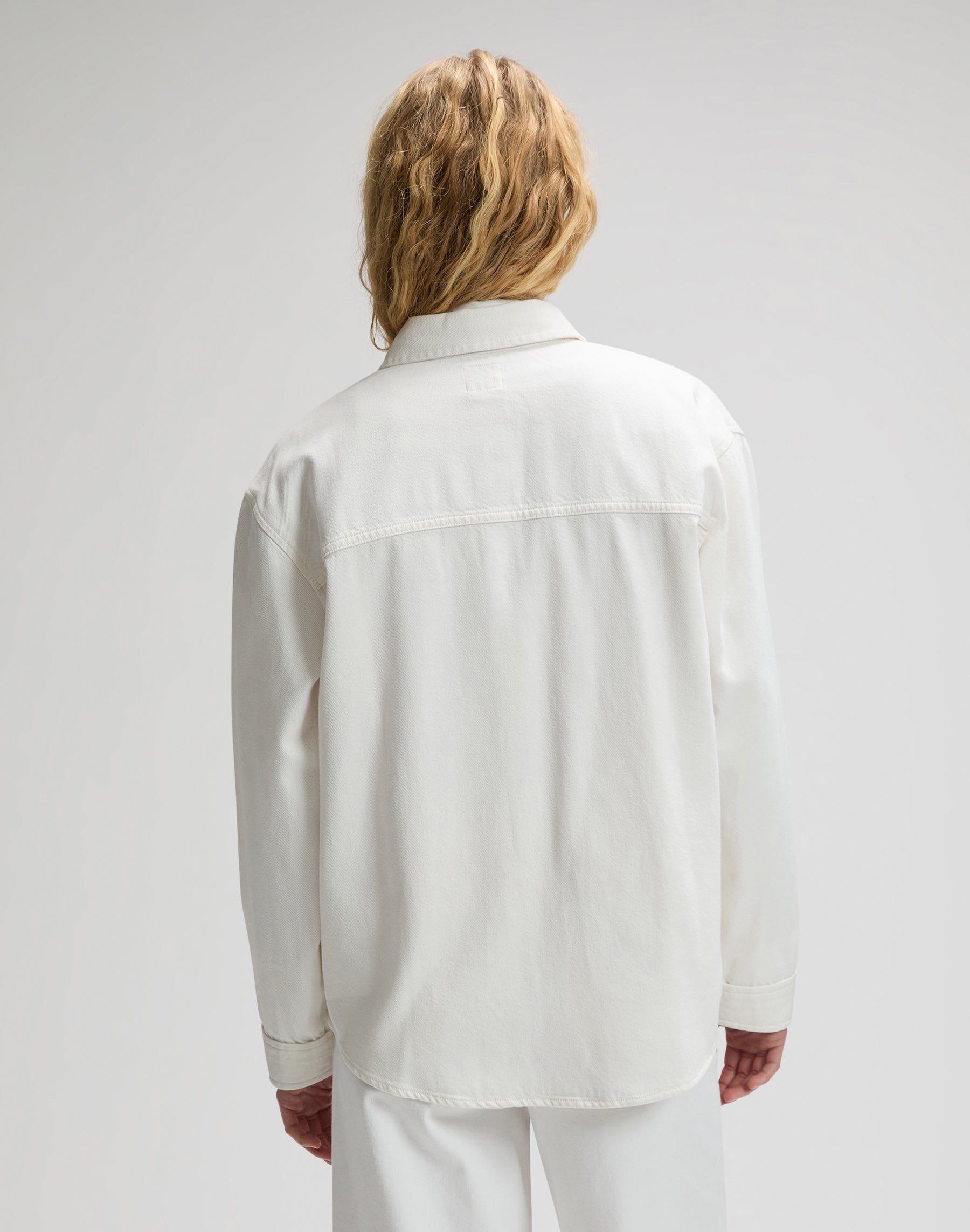 Camicia Utility Overshirt in Powder White Camicie Lee