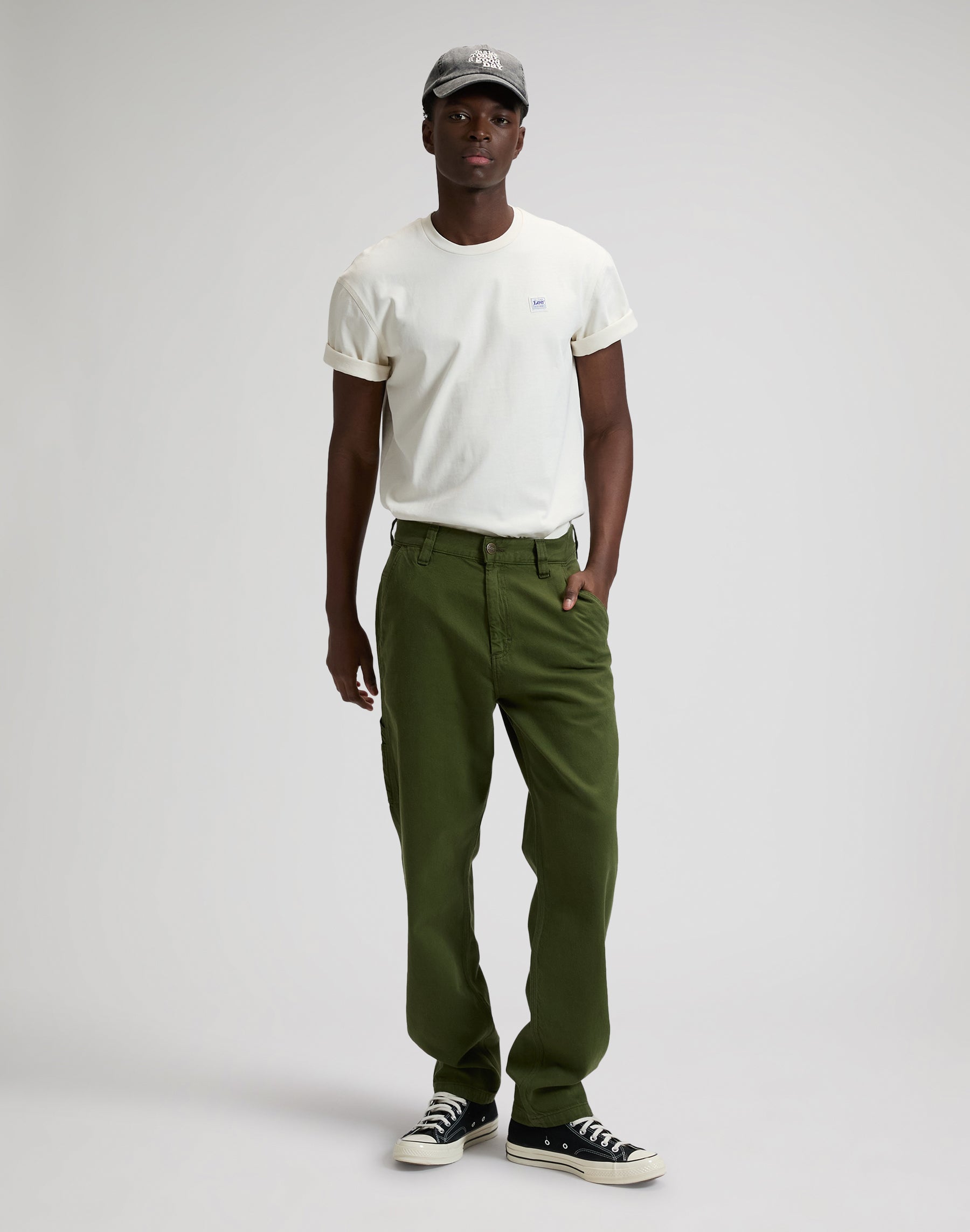 Cappellino Day Cap in nero lavato