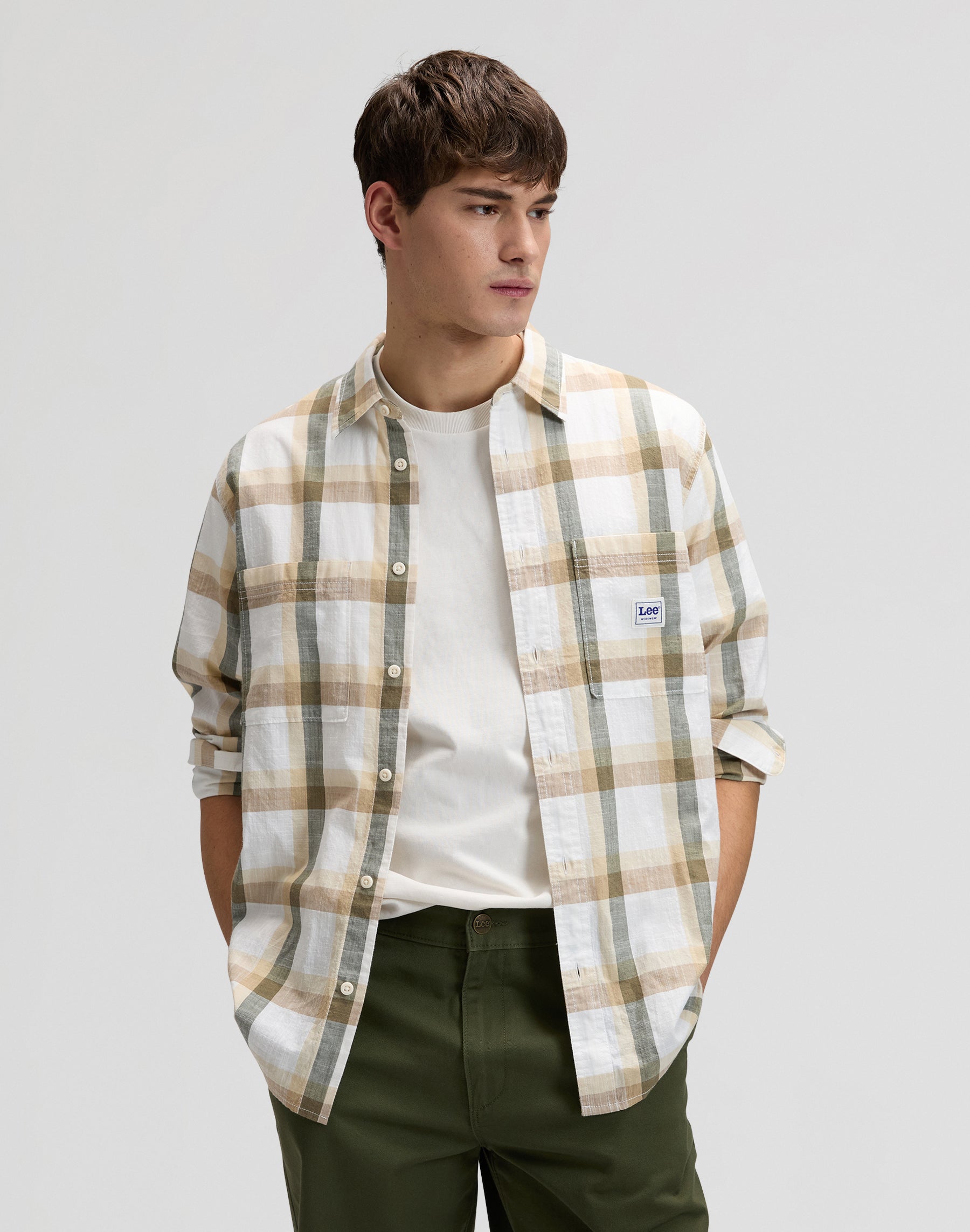 Camicia da lavoro 2.0 in Oak Moss Plaid