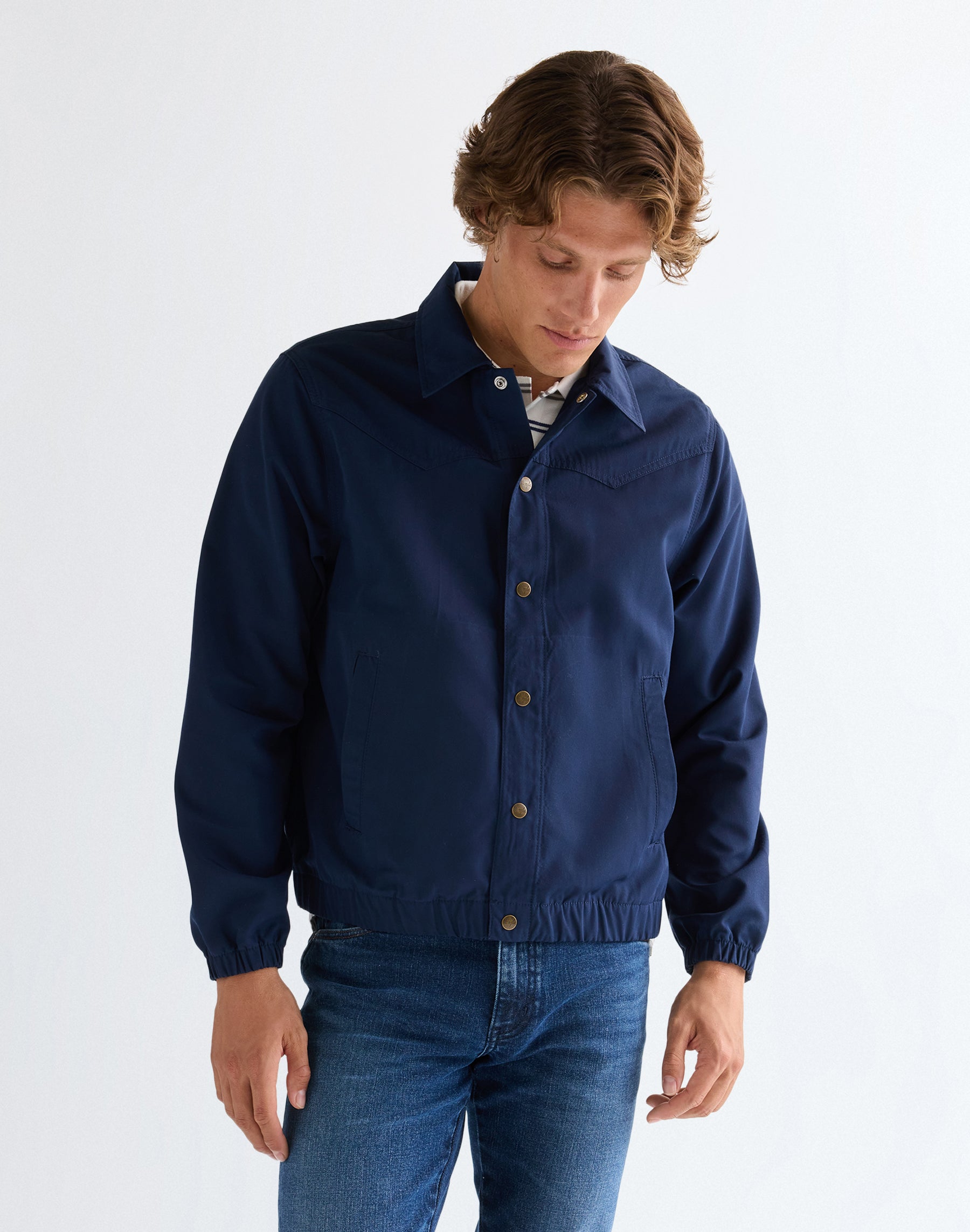 Giacca da allenatore blu navy