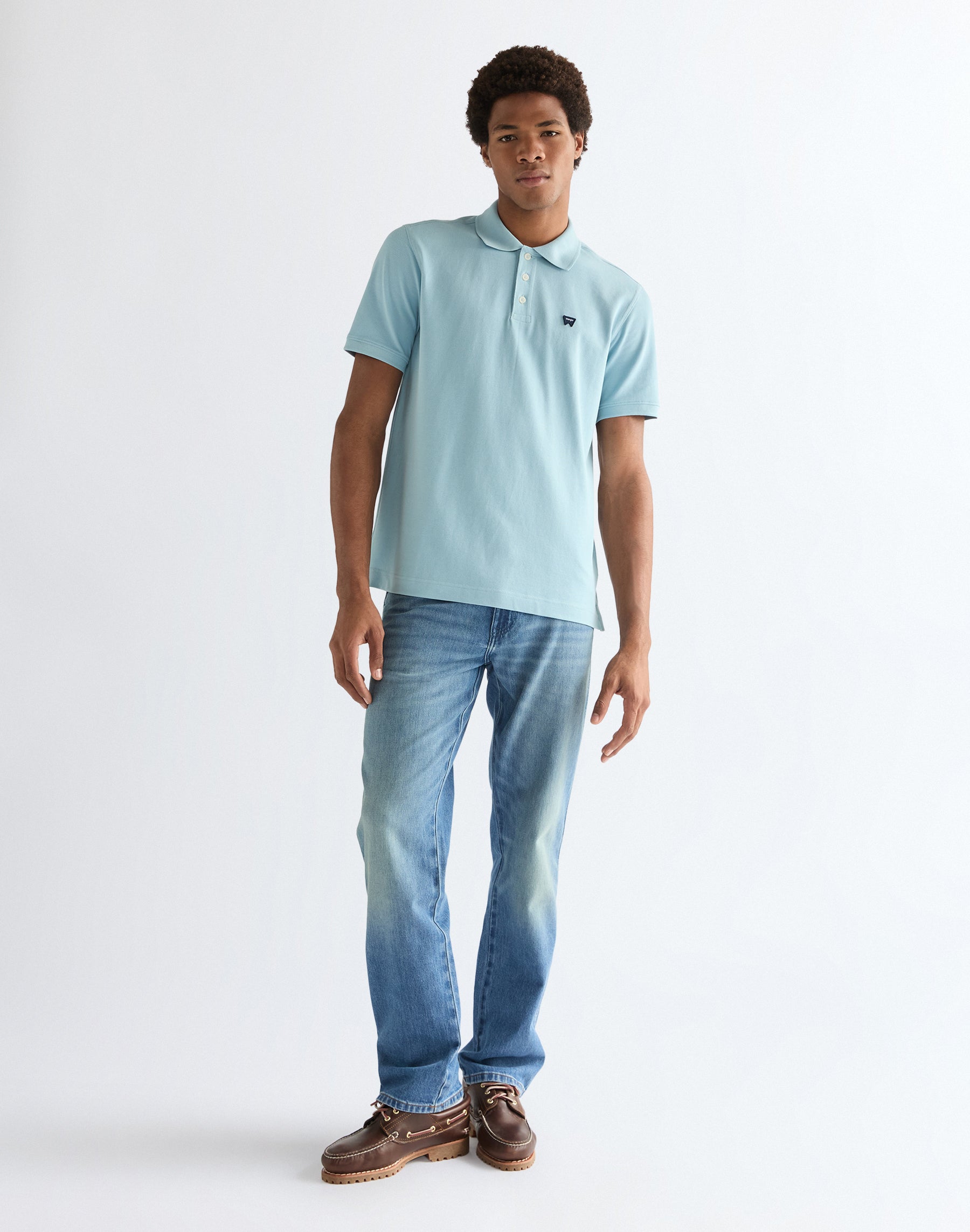 Polo in Forget Me Not T-shirt Wrangler