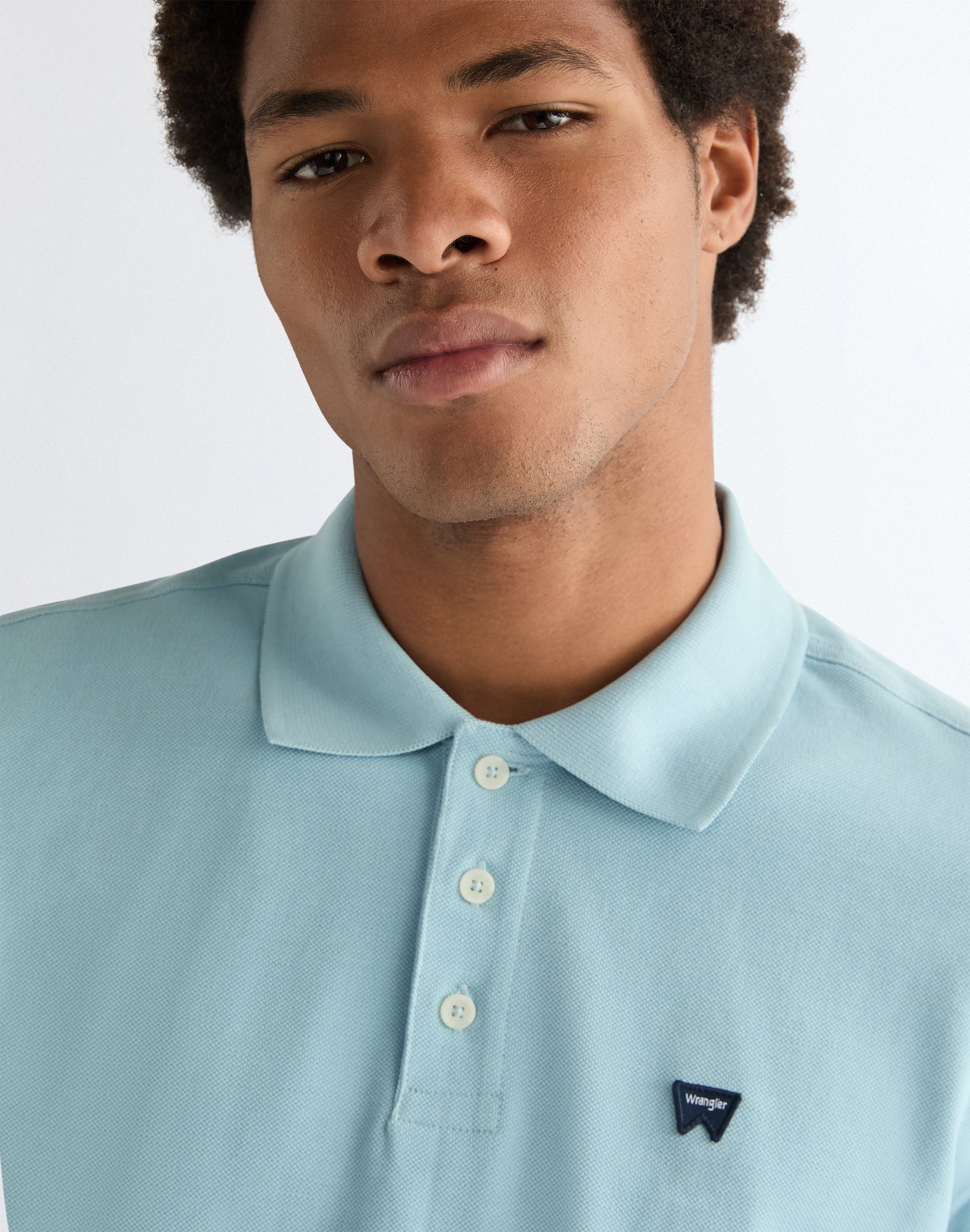 Polo in Forget Me Not T-shirt Wrangler