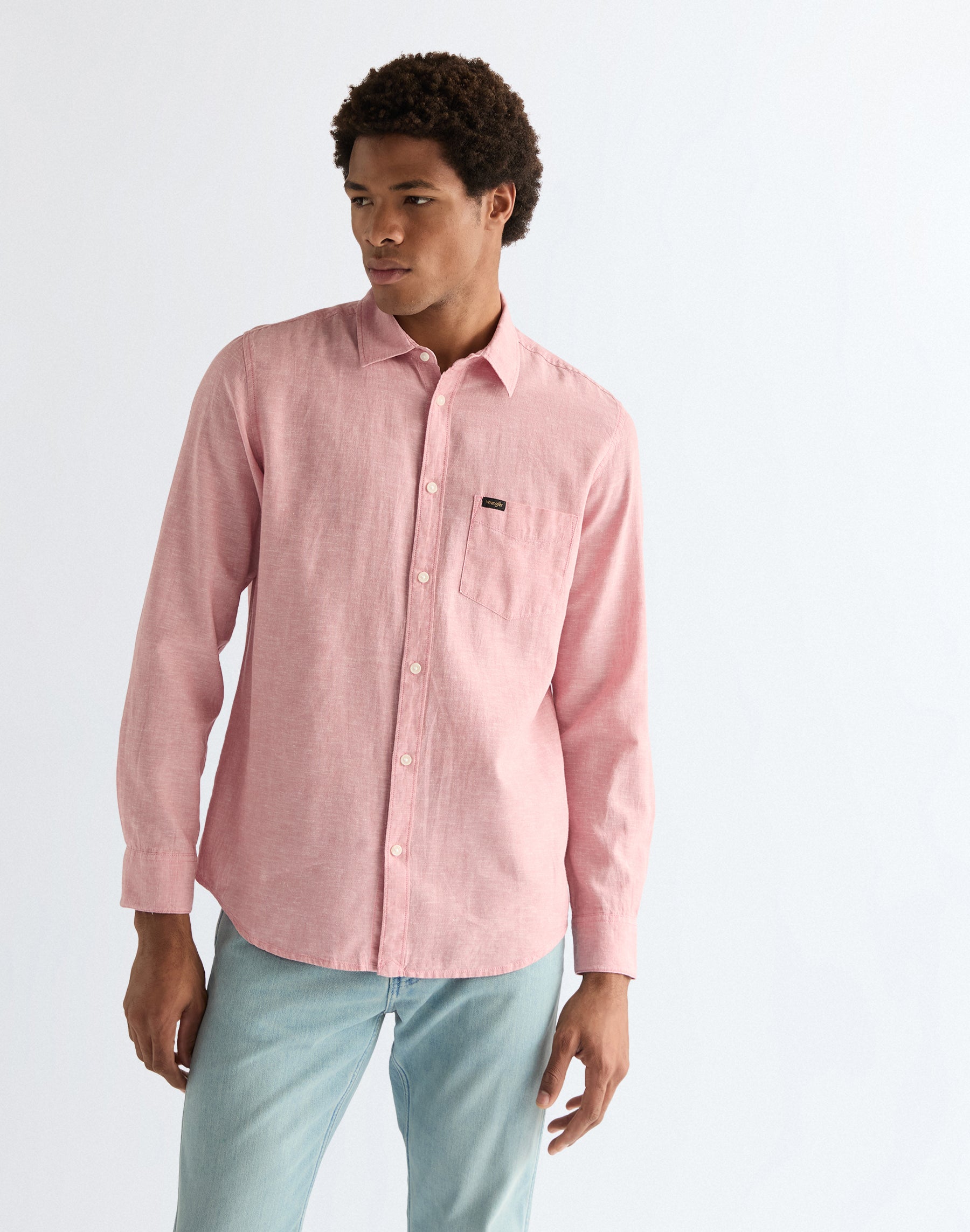 1 camicia tascabile in rosa antico Camicie Wrangler