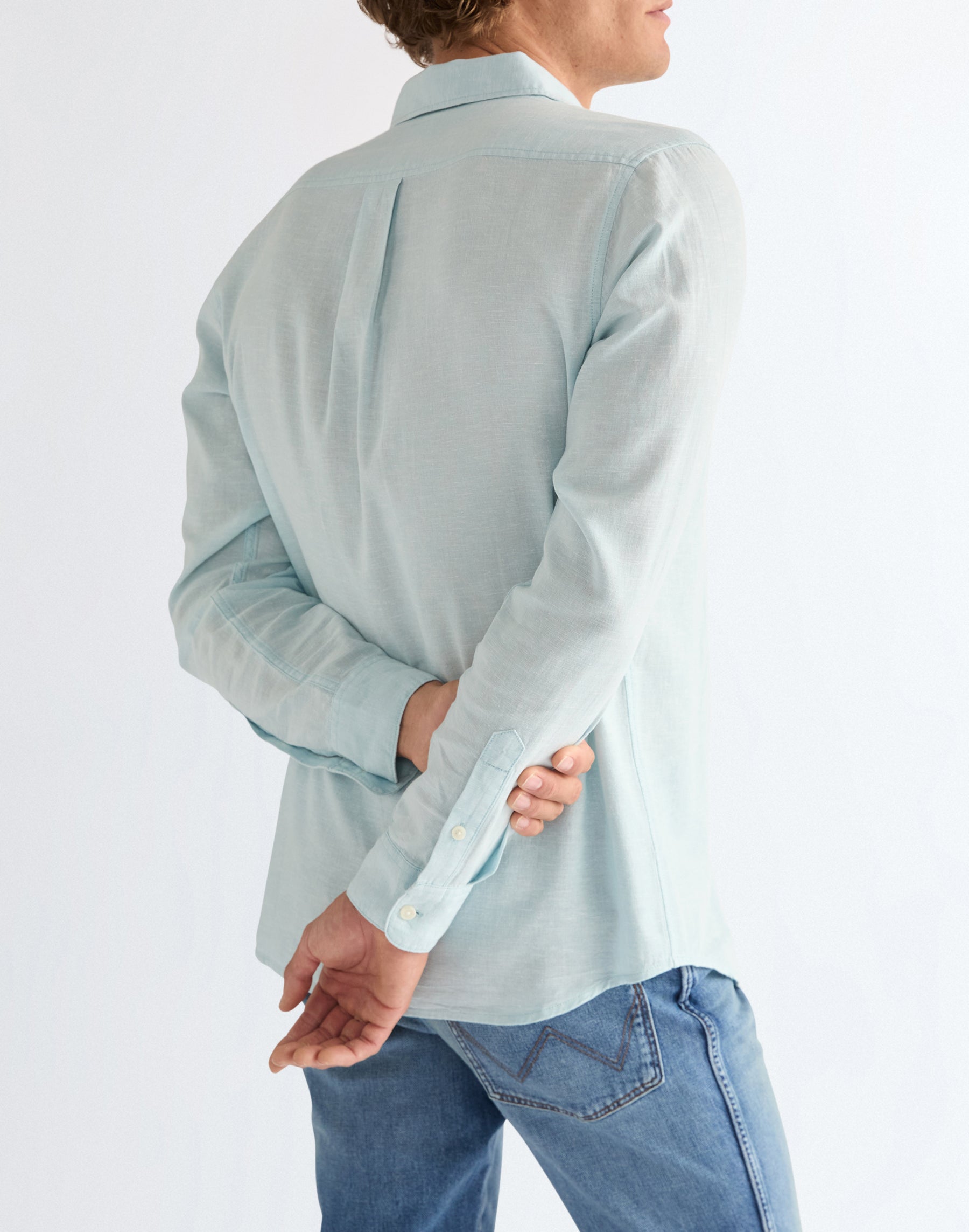 1 camicia Pocket in Forget Me Not Camicie Wrangler