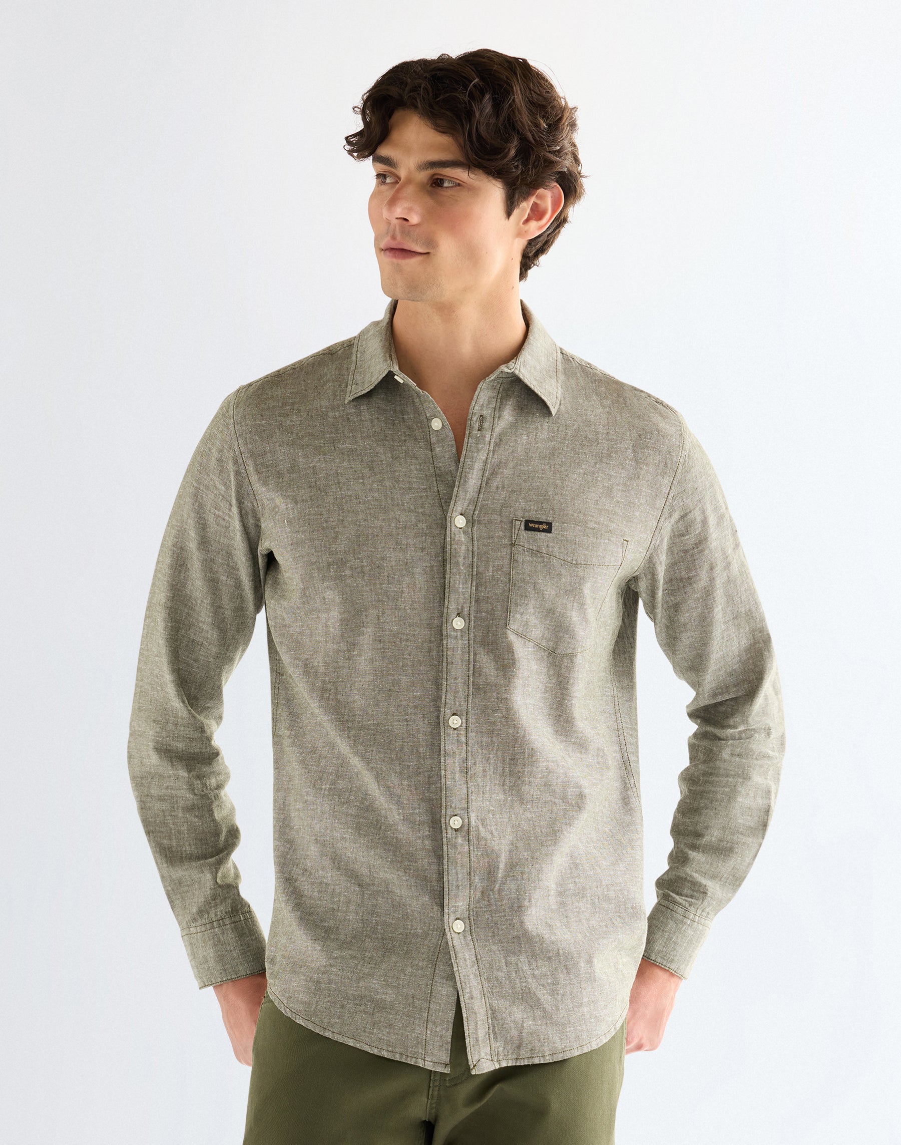 1 camicia Pocket Shirt in Deep Depths Camicie Wrangler