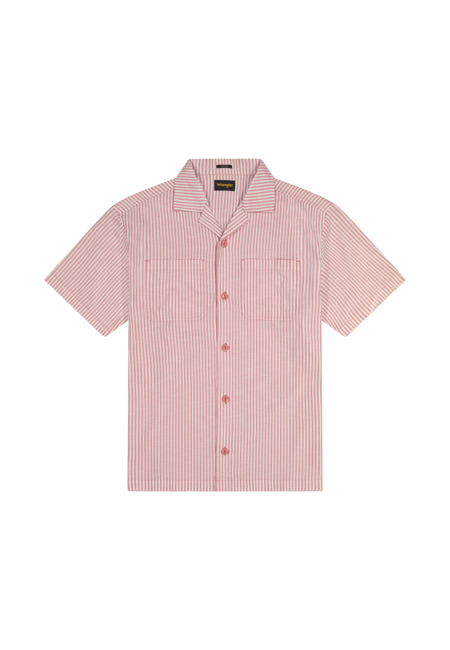 Camicia da resort a maniche corte in rosa antico Camicie Wrangler