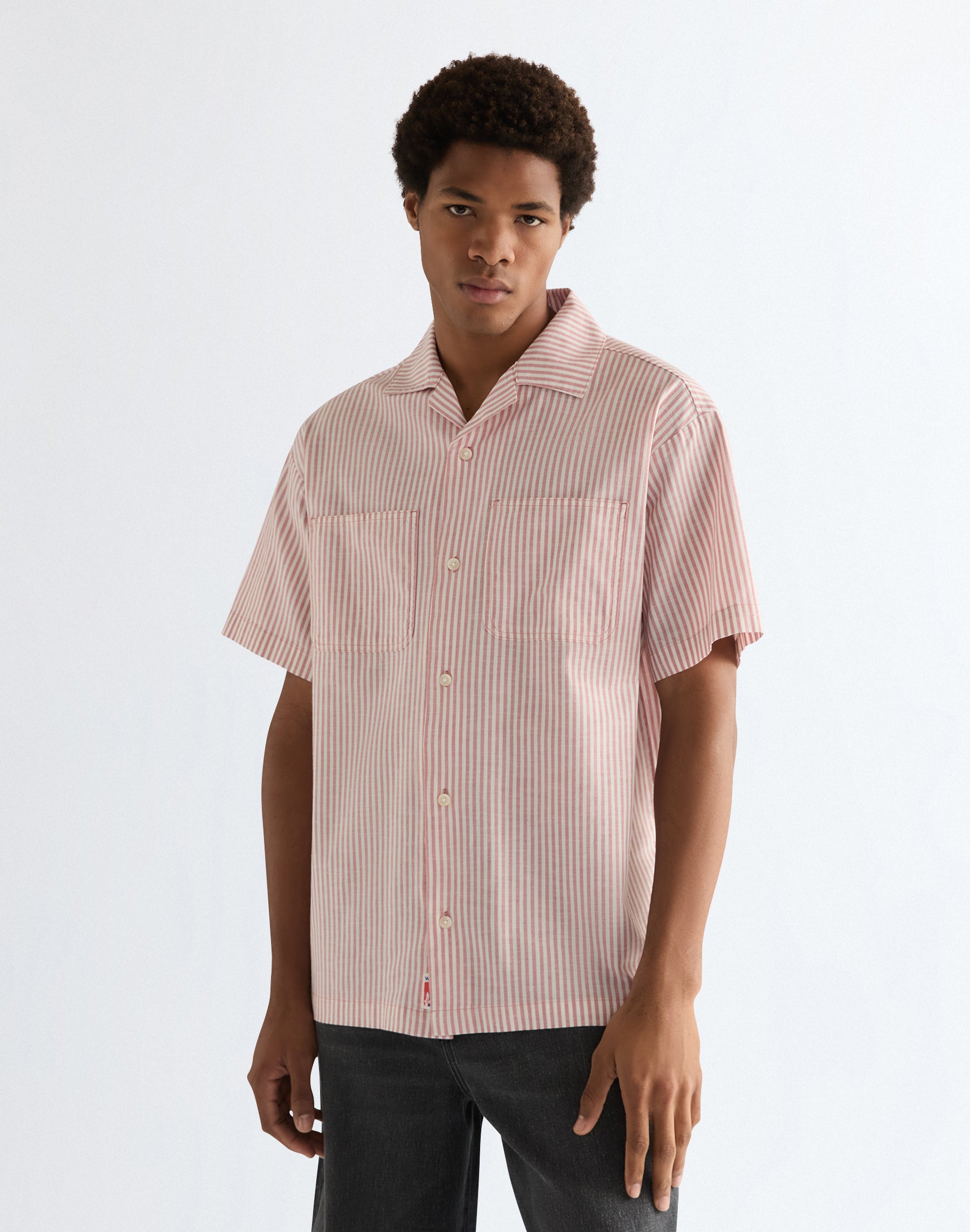 Camicia da resort a maniche corte in rosa antico Camicie Wrangler