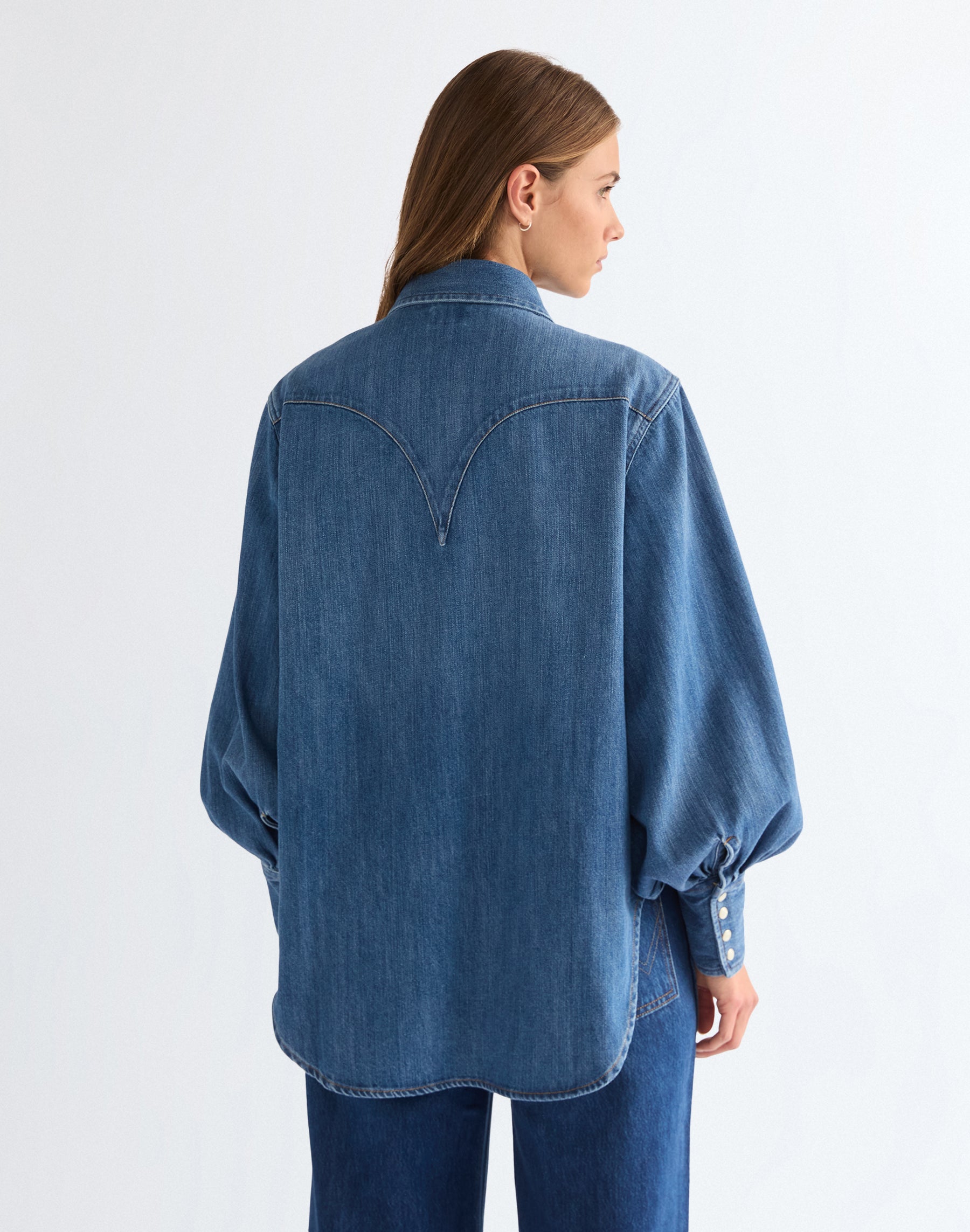 Camicia Western esagerata Western tessuto classico Wrangler