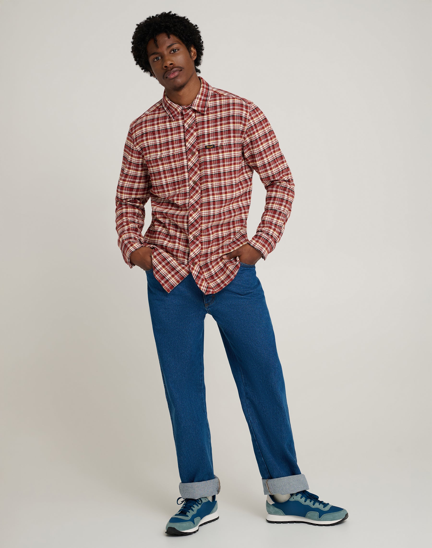 Camicia Will in mattoni cotti Camicie Wrangler