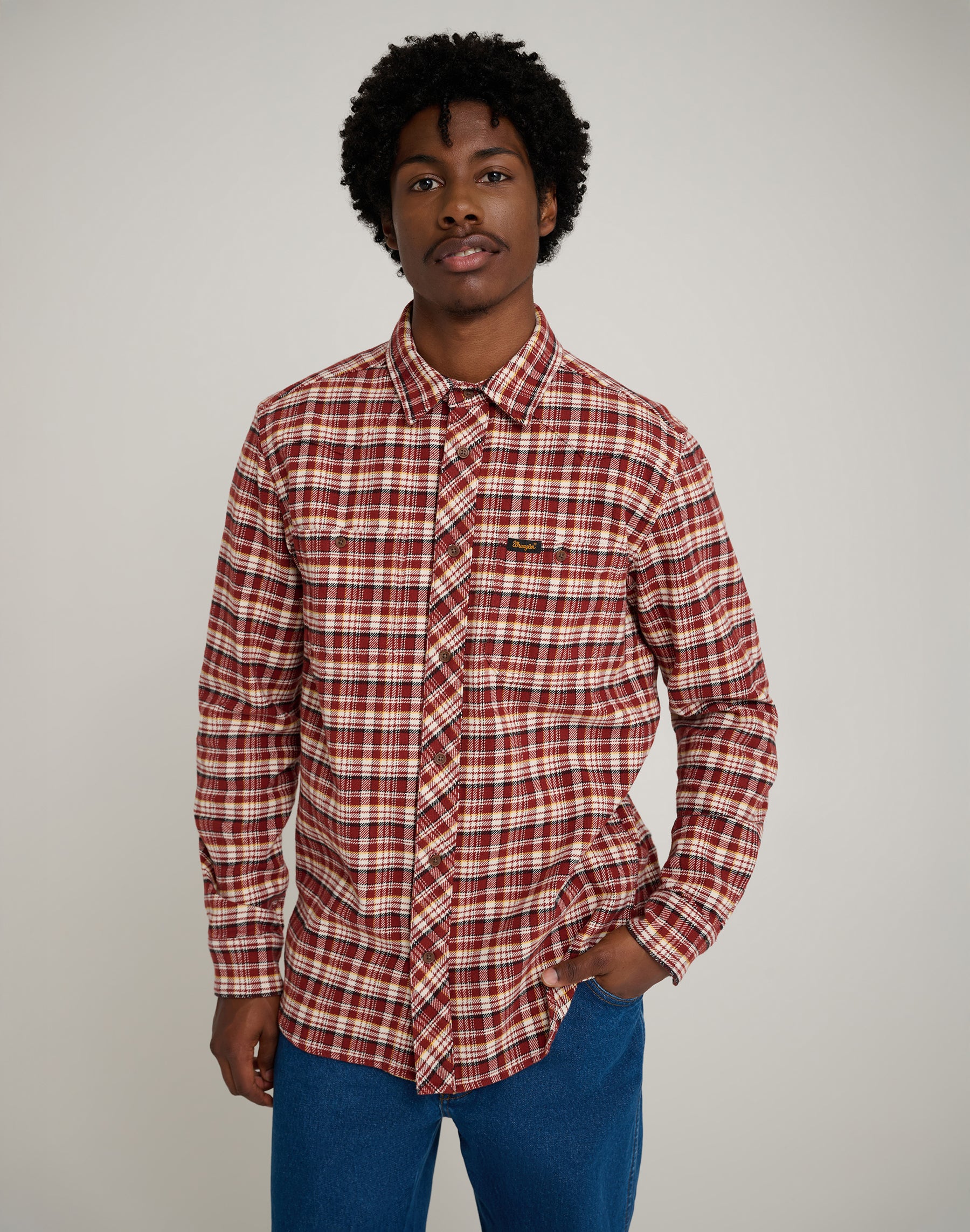Camicia Will in mattoni cotti Camicie Wrangler