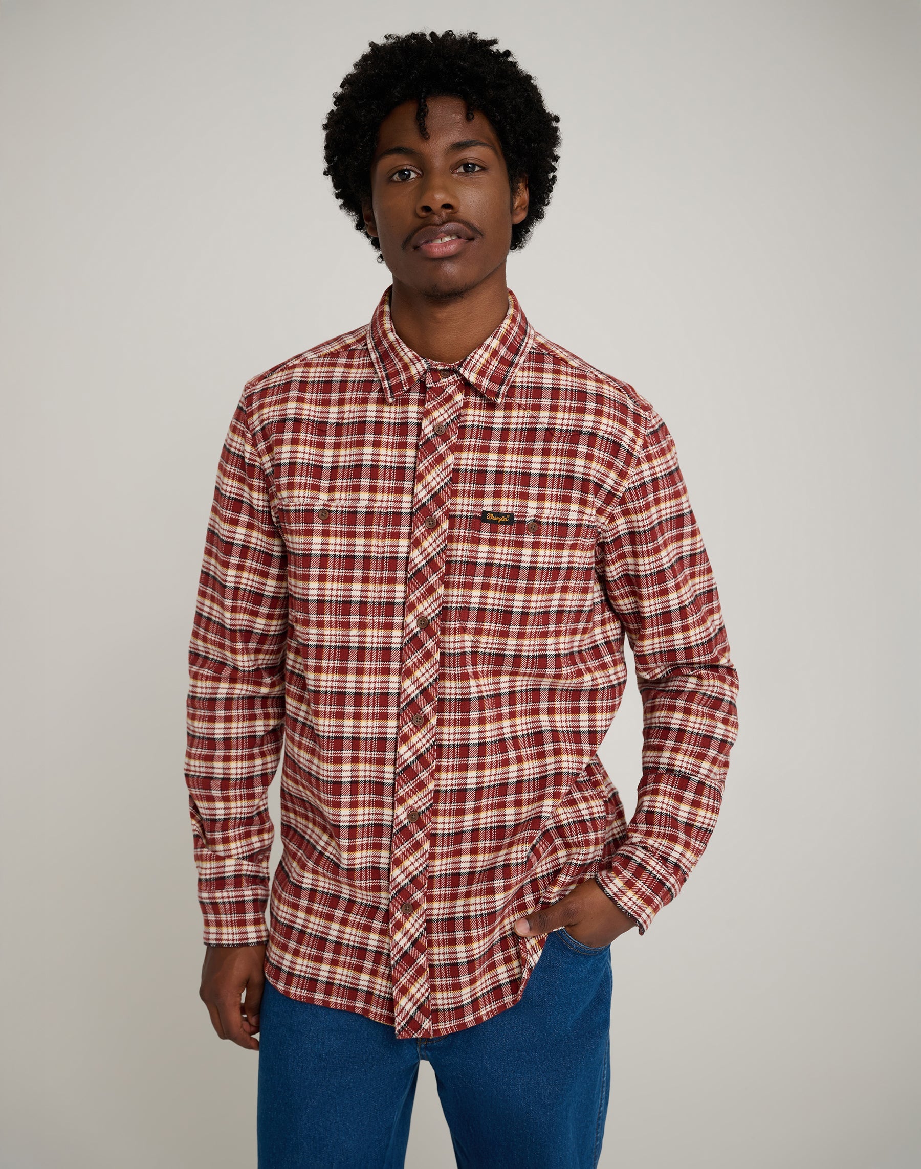 Camicia Will in mattoni cotti Camicie Wrangler