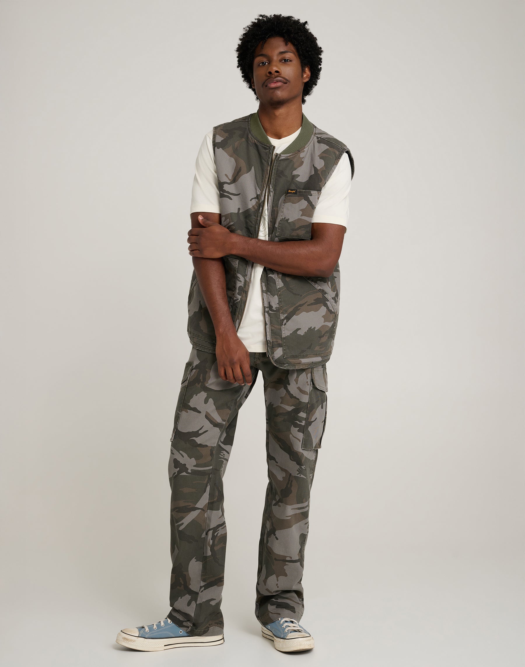 Gilet Mike Lucas in camo Giacche Wrangler