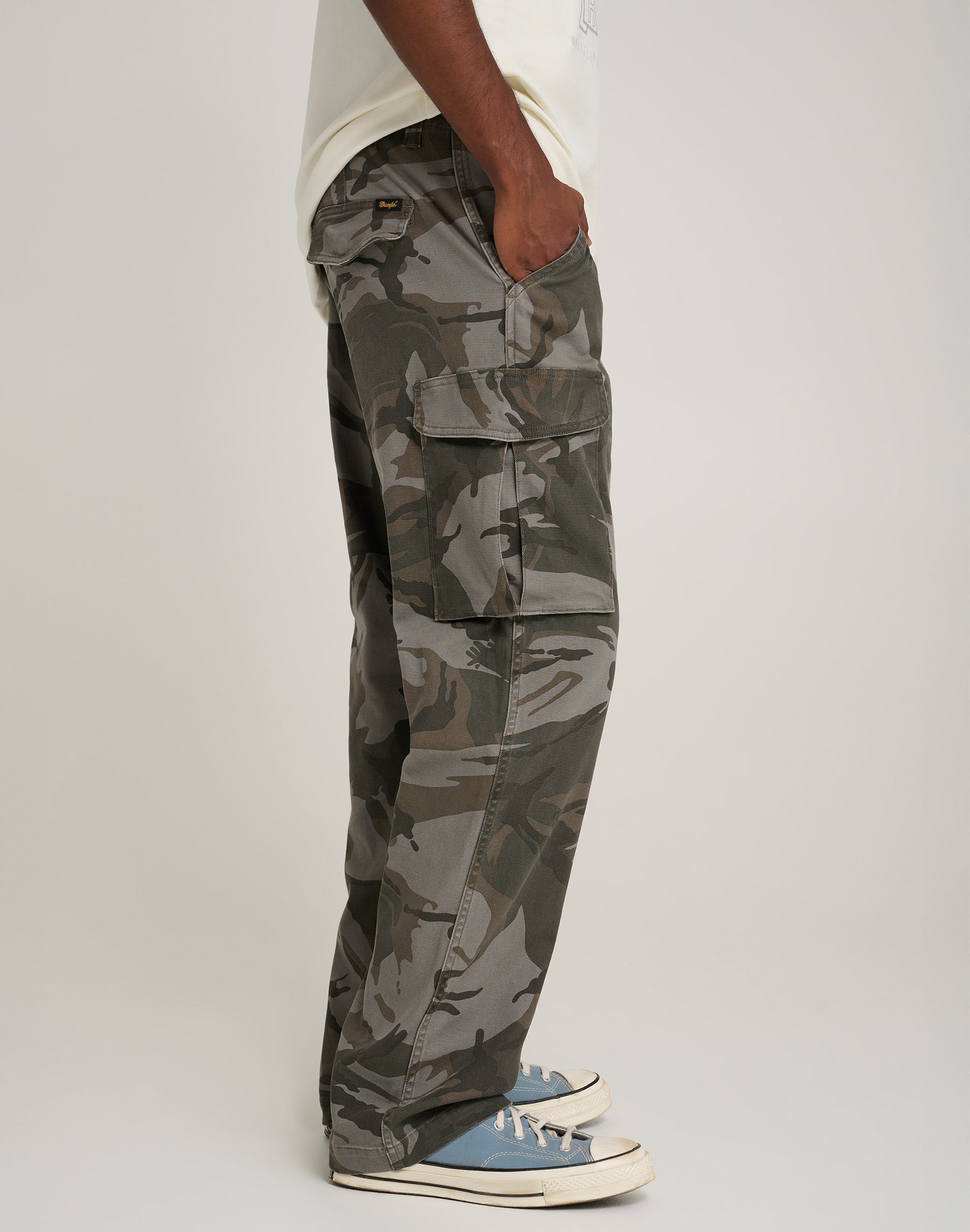 Pantaloni Mike Lucas in camo Pantaloni Wrangler