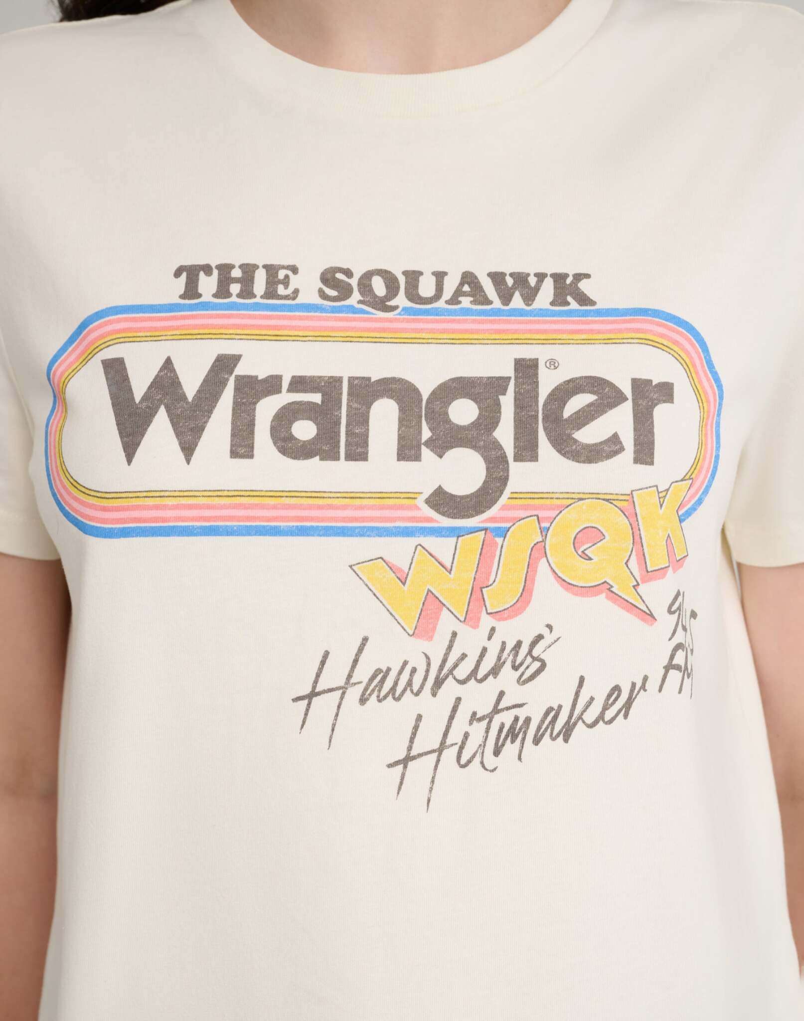 WSQK Tee in Marshmallow Magliette Wrangler