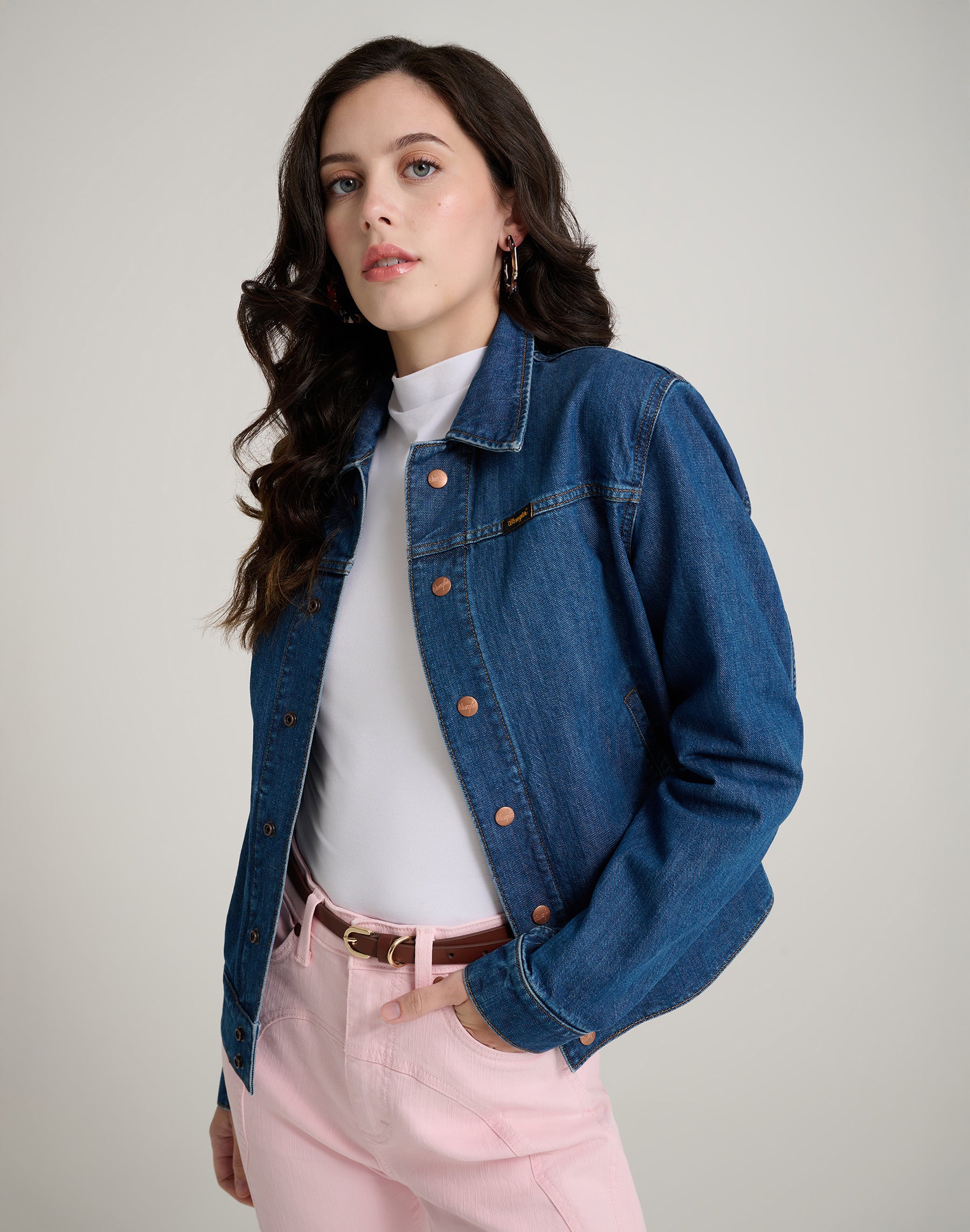 Giacca Nancy in giacca classica blu Wrangler