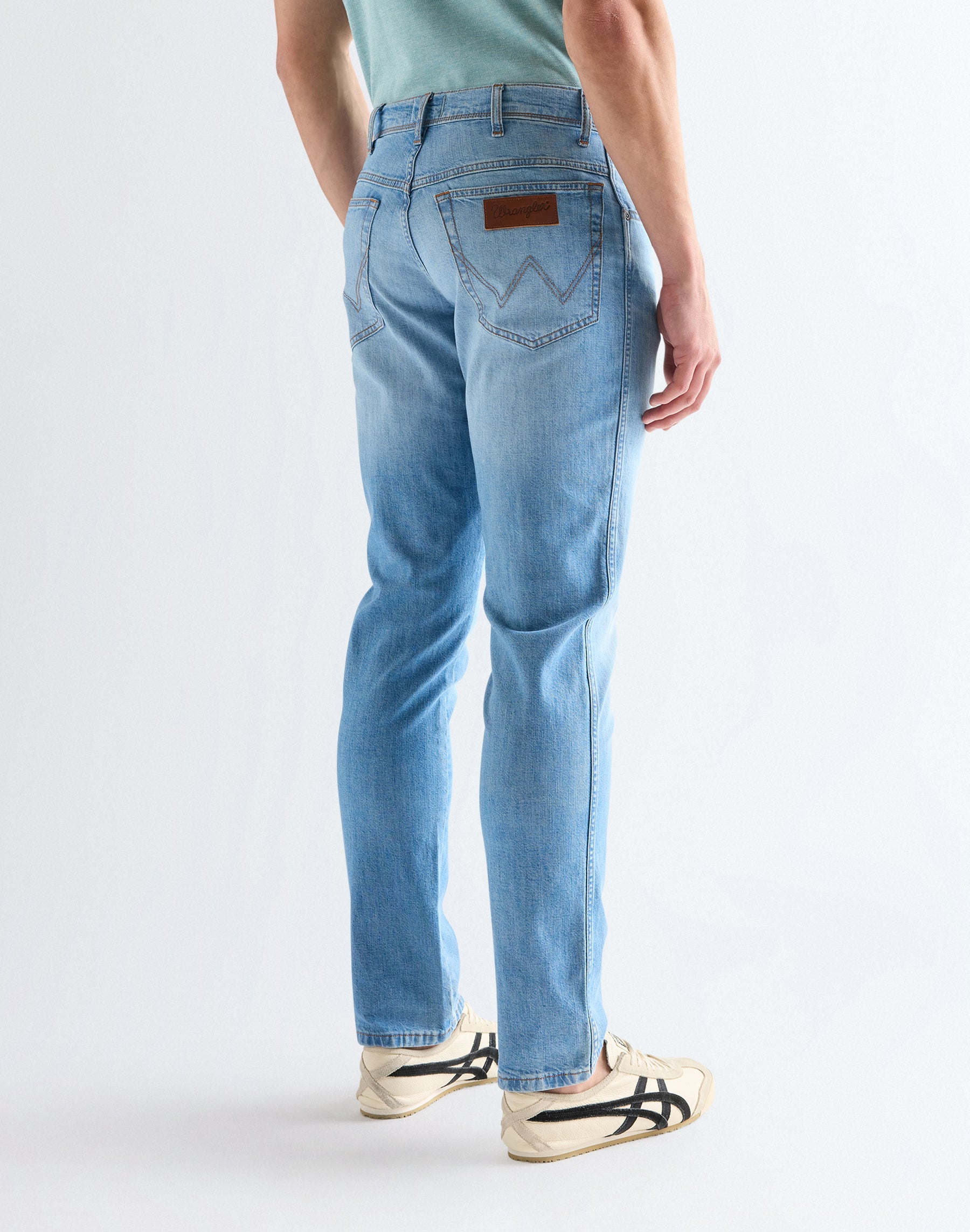 Texas Slim in jeans chiaro Wrangler