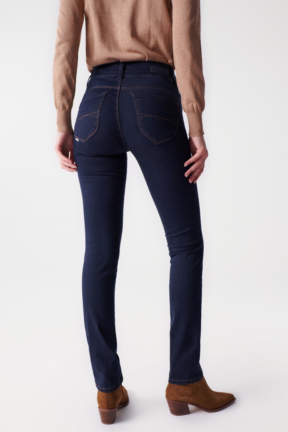 Jeans Secret Slim con lavaggio a risciacquo Salsa Jeans