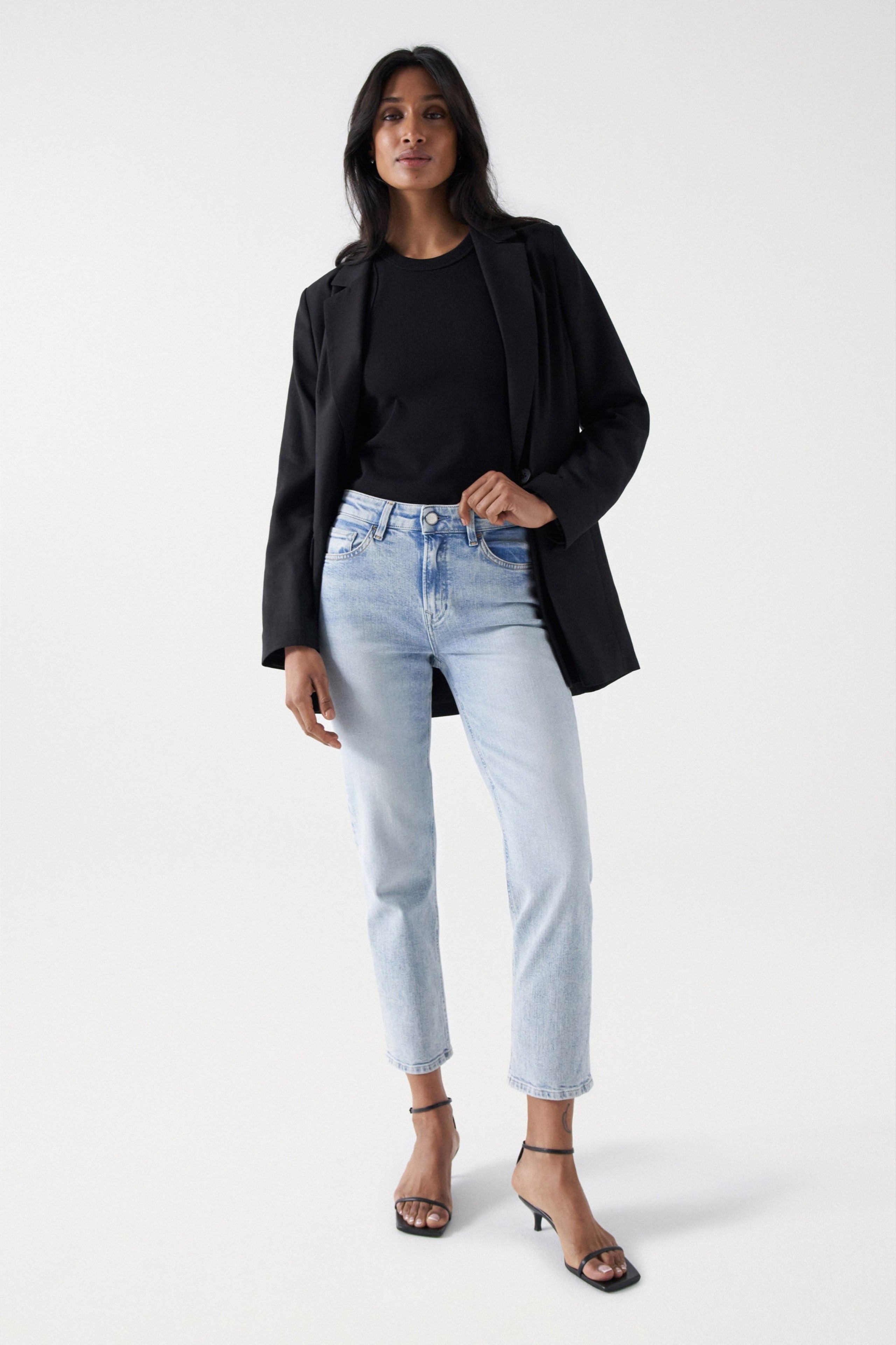 Jeans True Cropped Slim Comfort in lavaggio chiaro Salsa Jeans