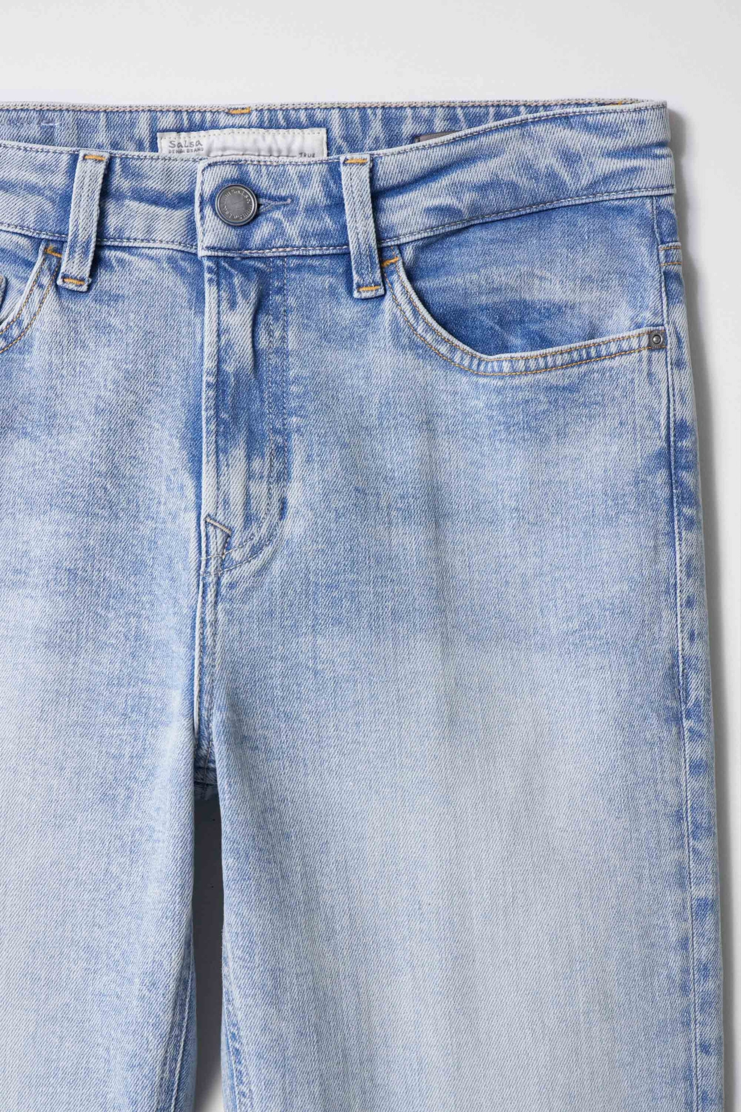 Jeans True Cropped Slim Comfort in lavaggio chiaro Salsa Jeans
