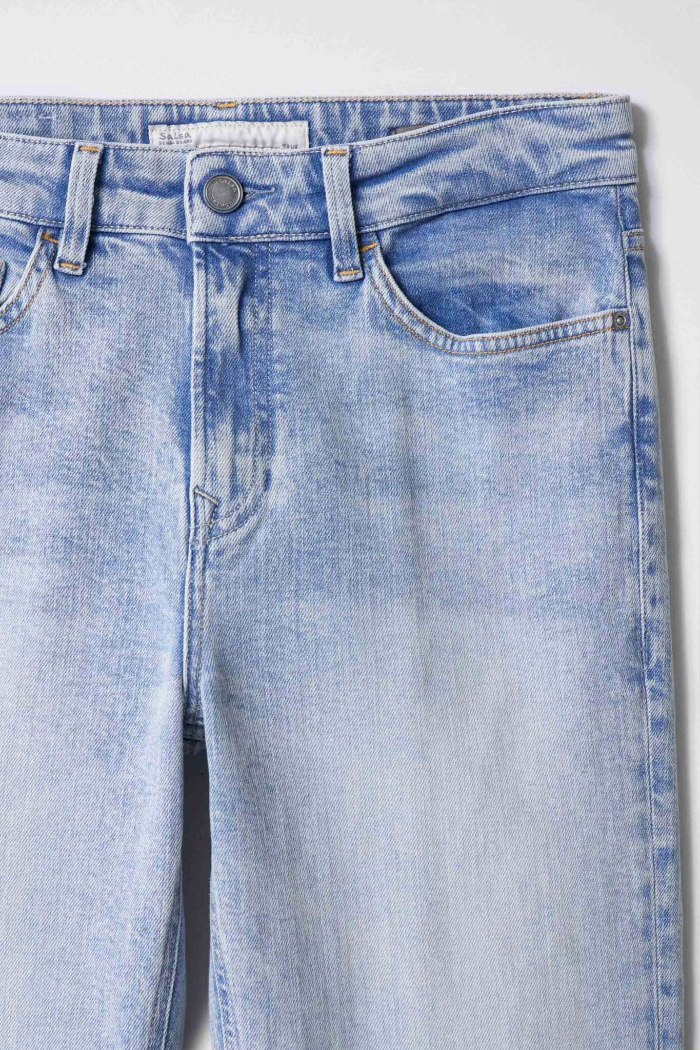 Jeans True Cropped Slim Comfort in lavaggio chiaro Salsa Jeans