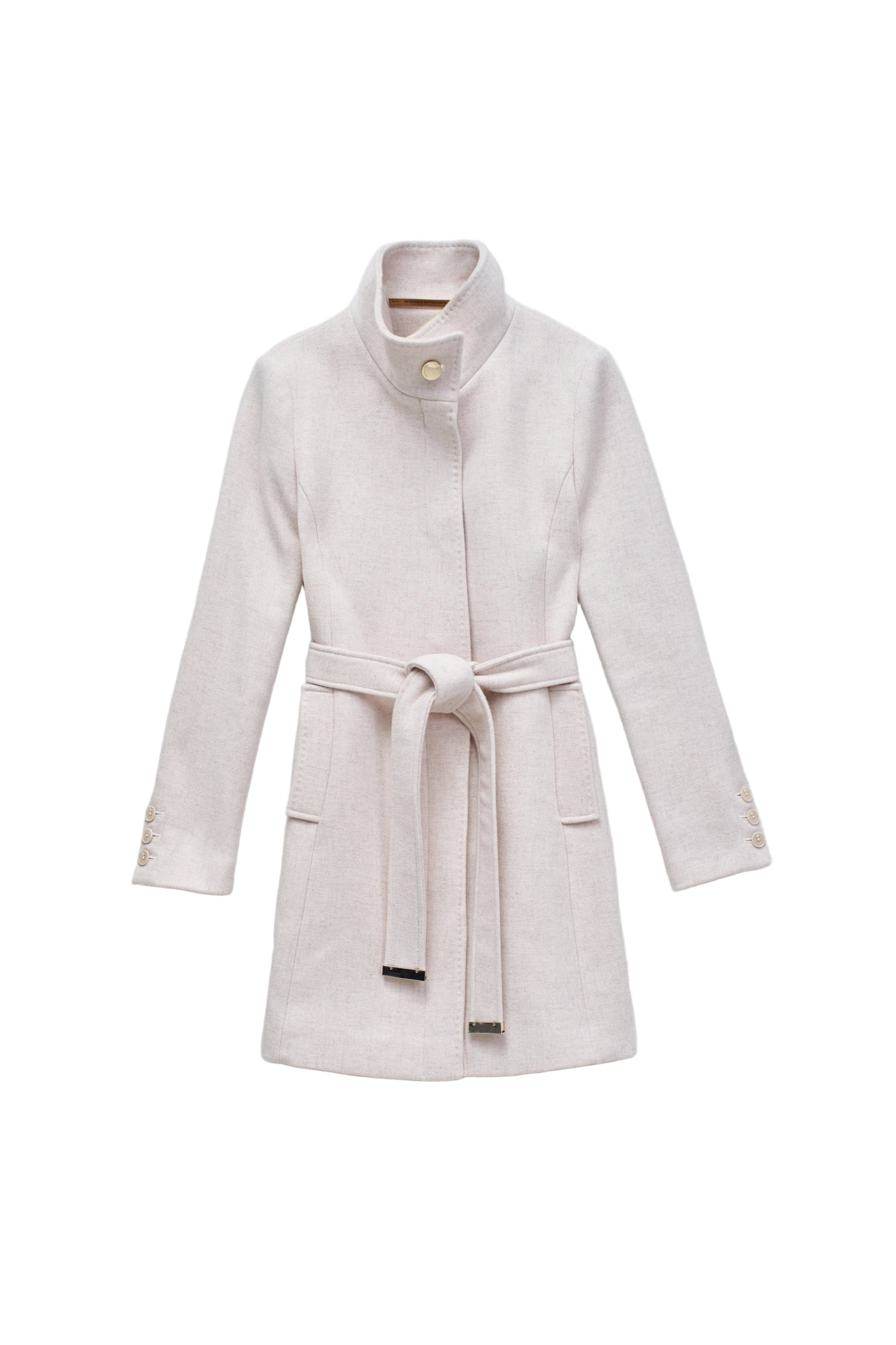 Il cappotto di lana rivisitato in beige chiaro V1 Giacche Salsa Jeans