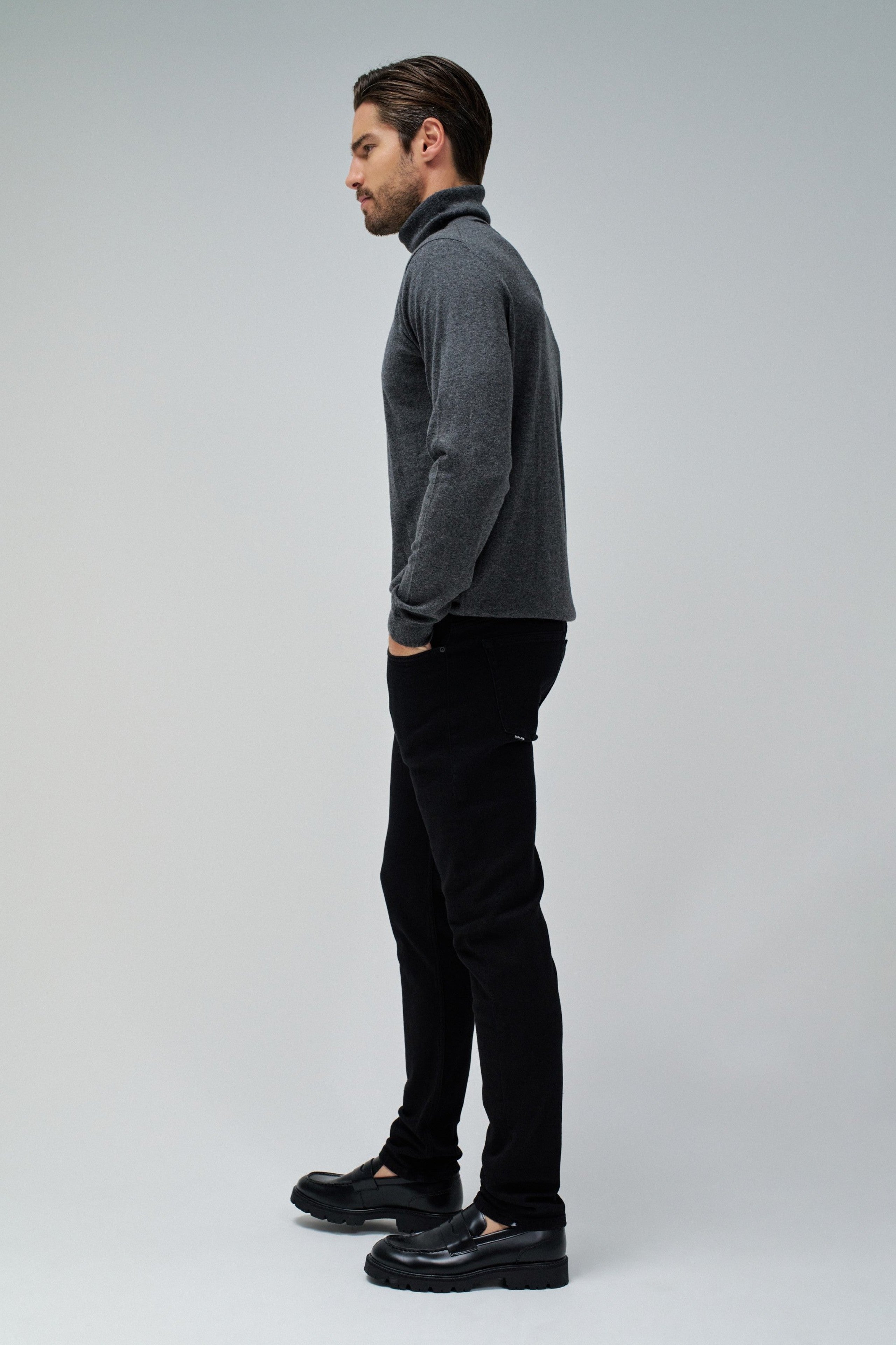 Jeans Slim Denim in Nero Jeans Salsa Jeans