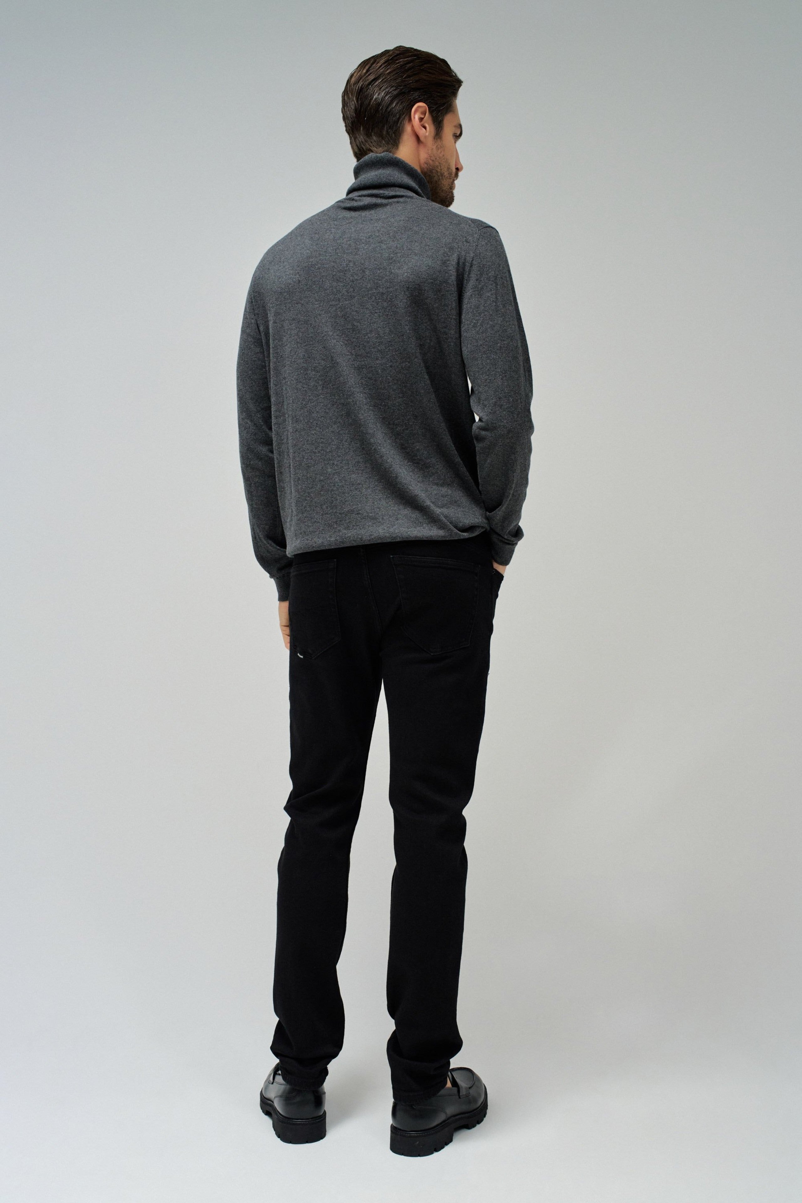 Jeans Slim Denim in Nero Jeans Salsa Jeans