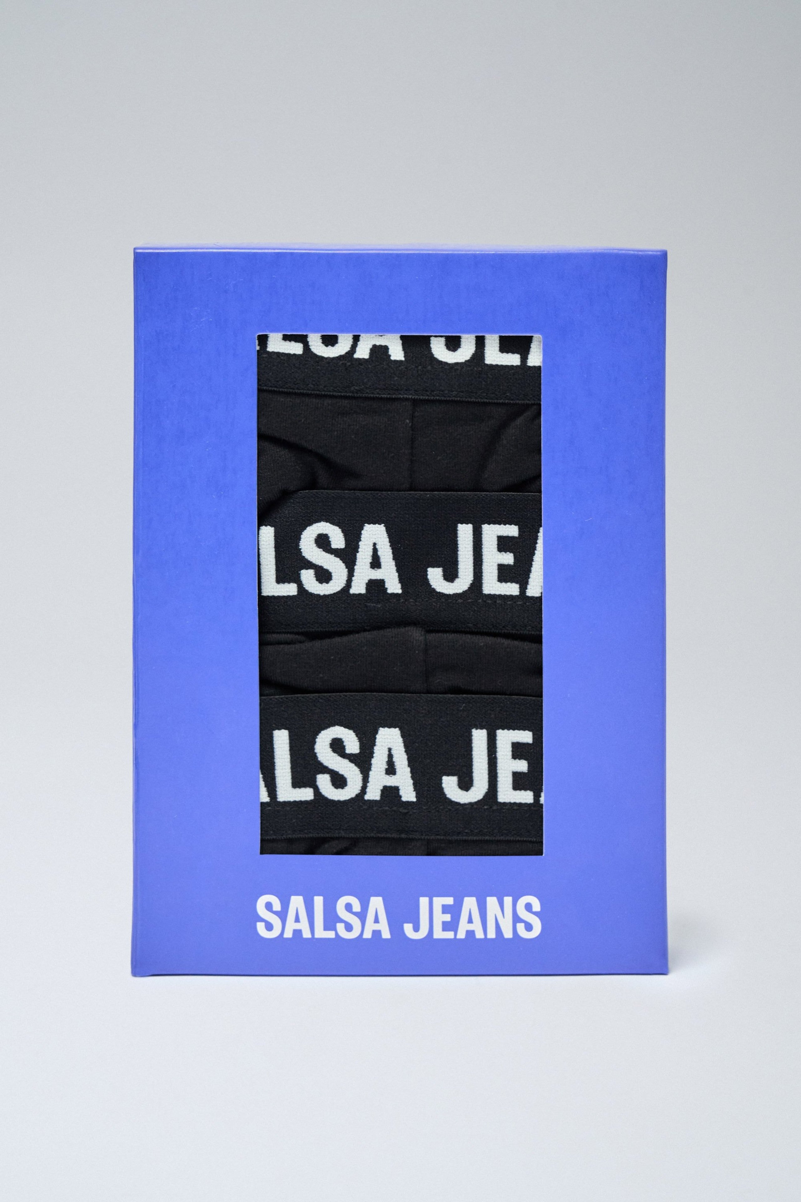 3 Pack di marchi e costumi da bagno solidi in nero Intimo Salsa Jeans
