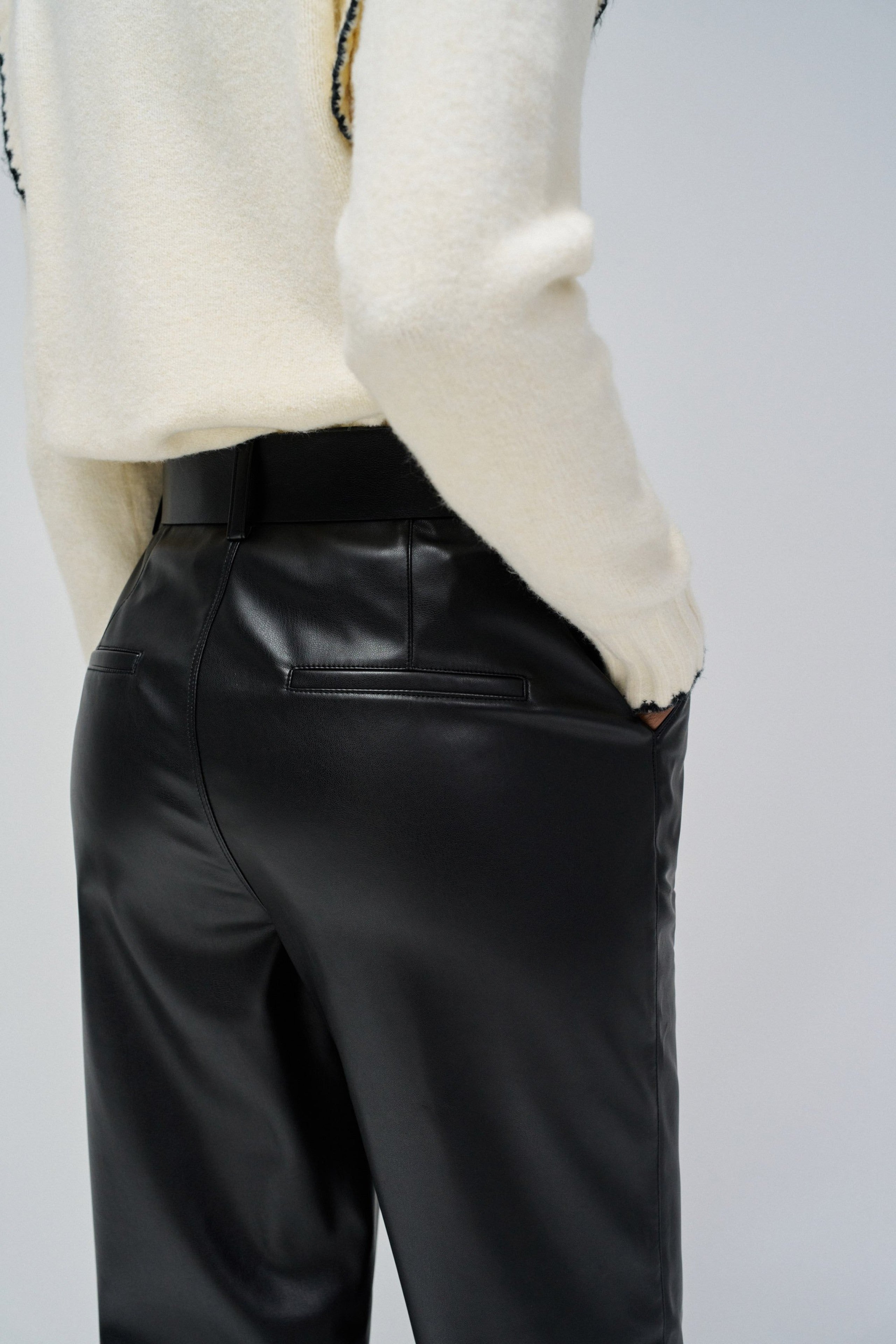 Pantaloni Chino in Nero Salsa Jeans