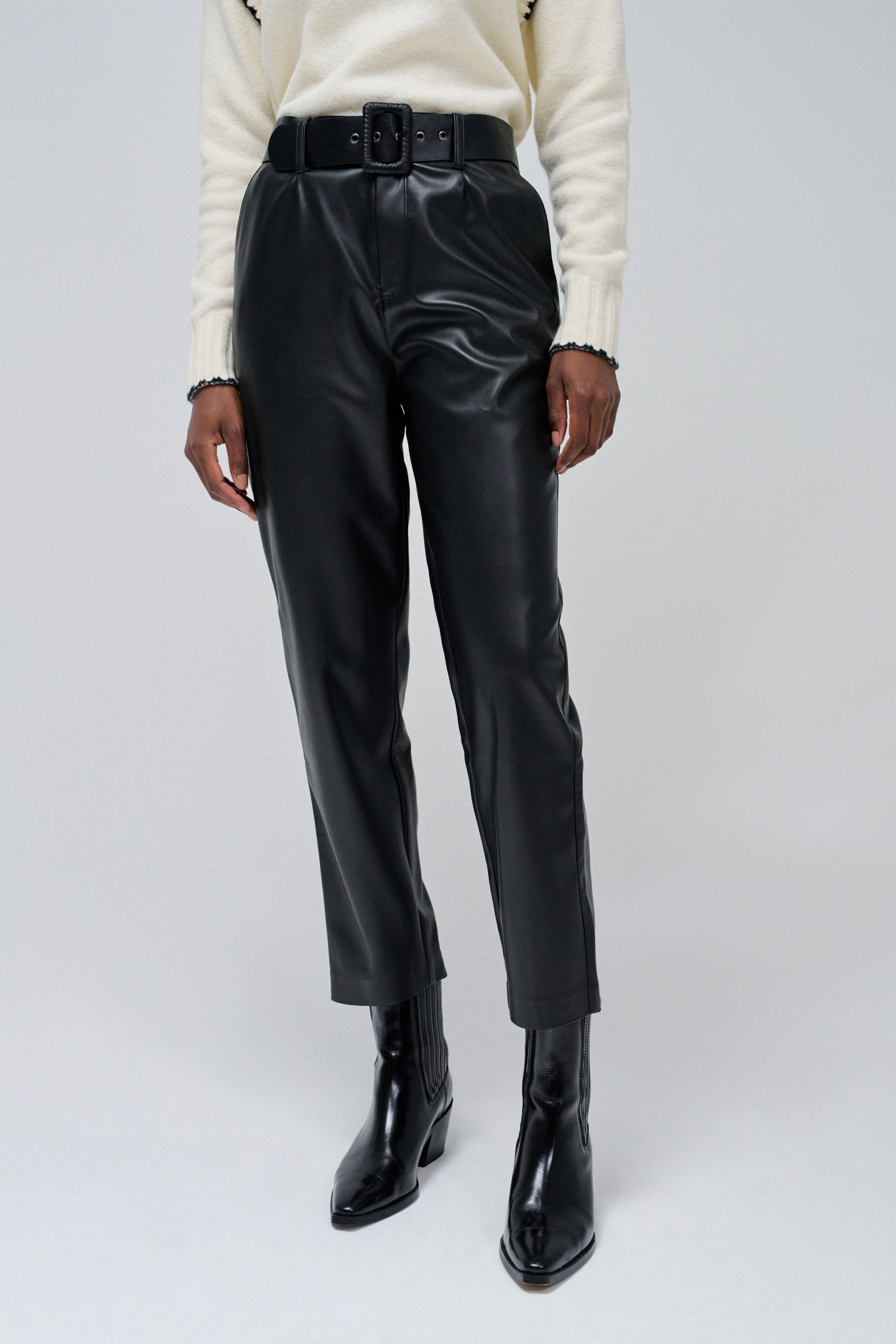 Pantaloni Chino in Nero Salsa Jeans