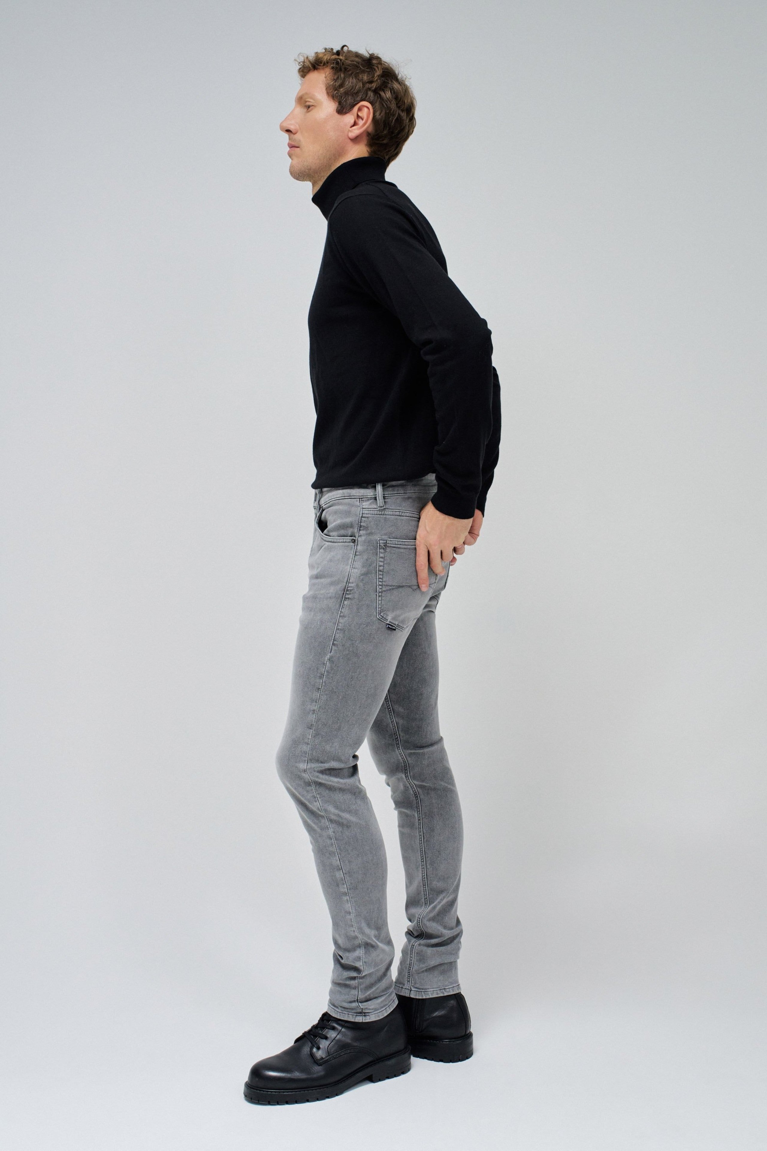 Jeans skinny S-Activ in grigio medio Salsa Jeans