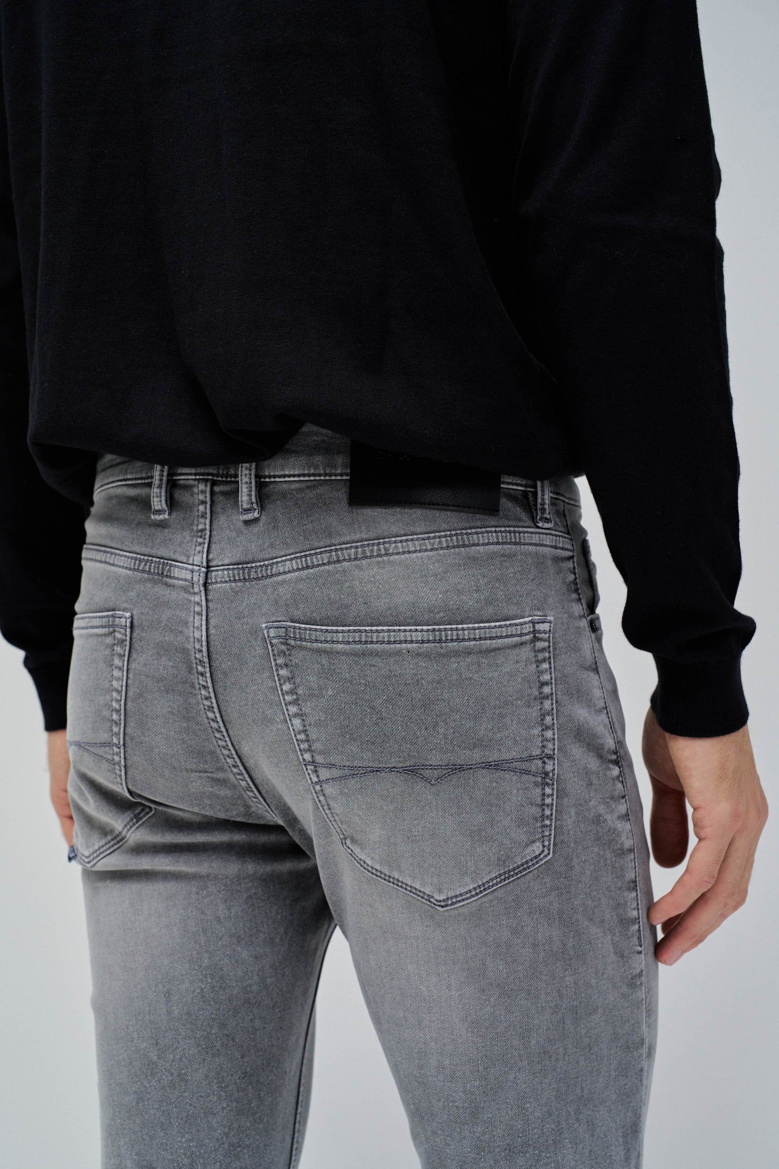 Jeans skinny S-Activ in grigio medio Salsa Jeans