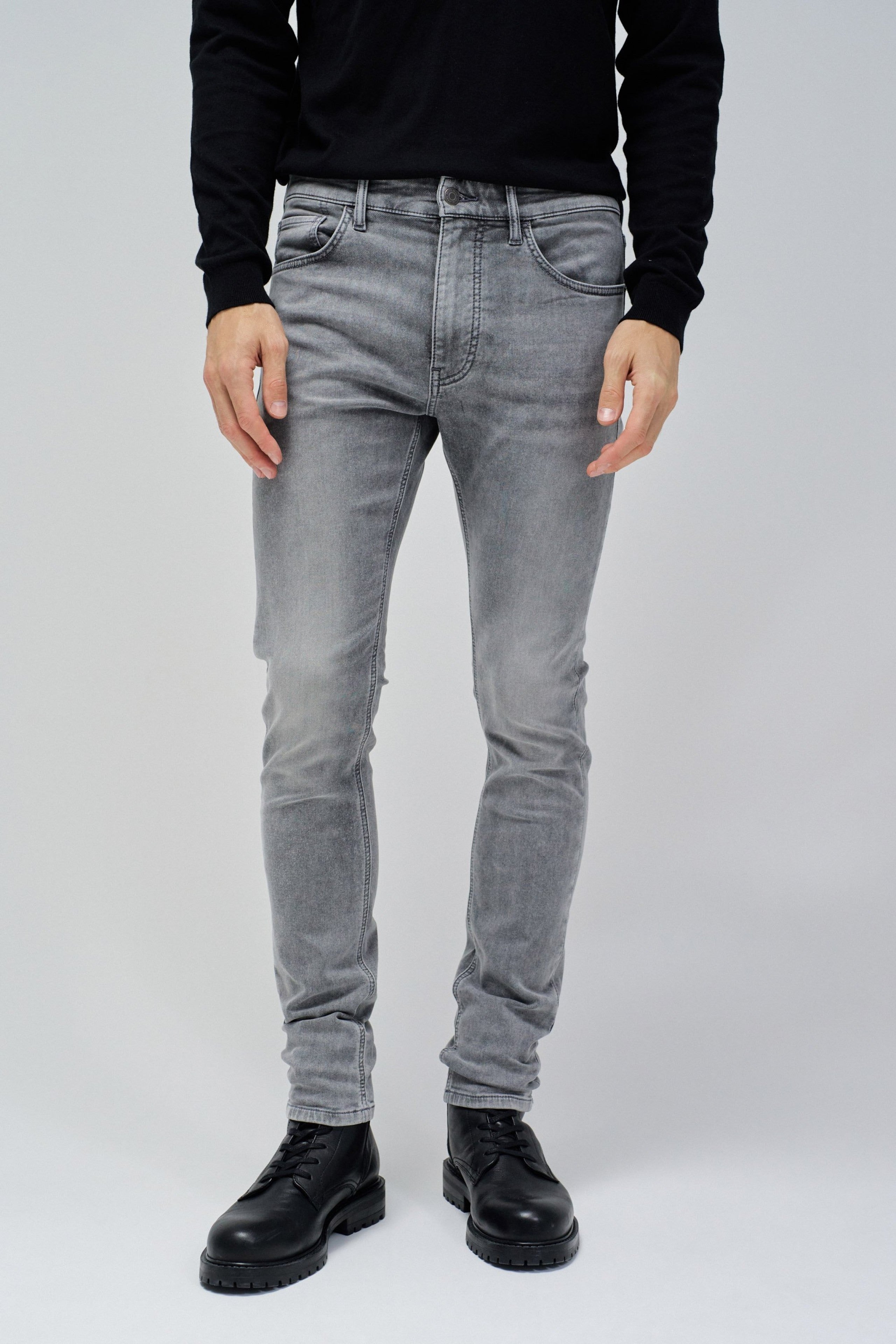 Jeans skinny S-Activ in grigio medio Salsa Jeans