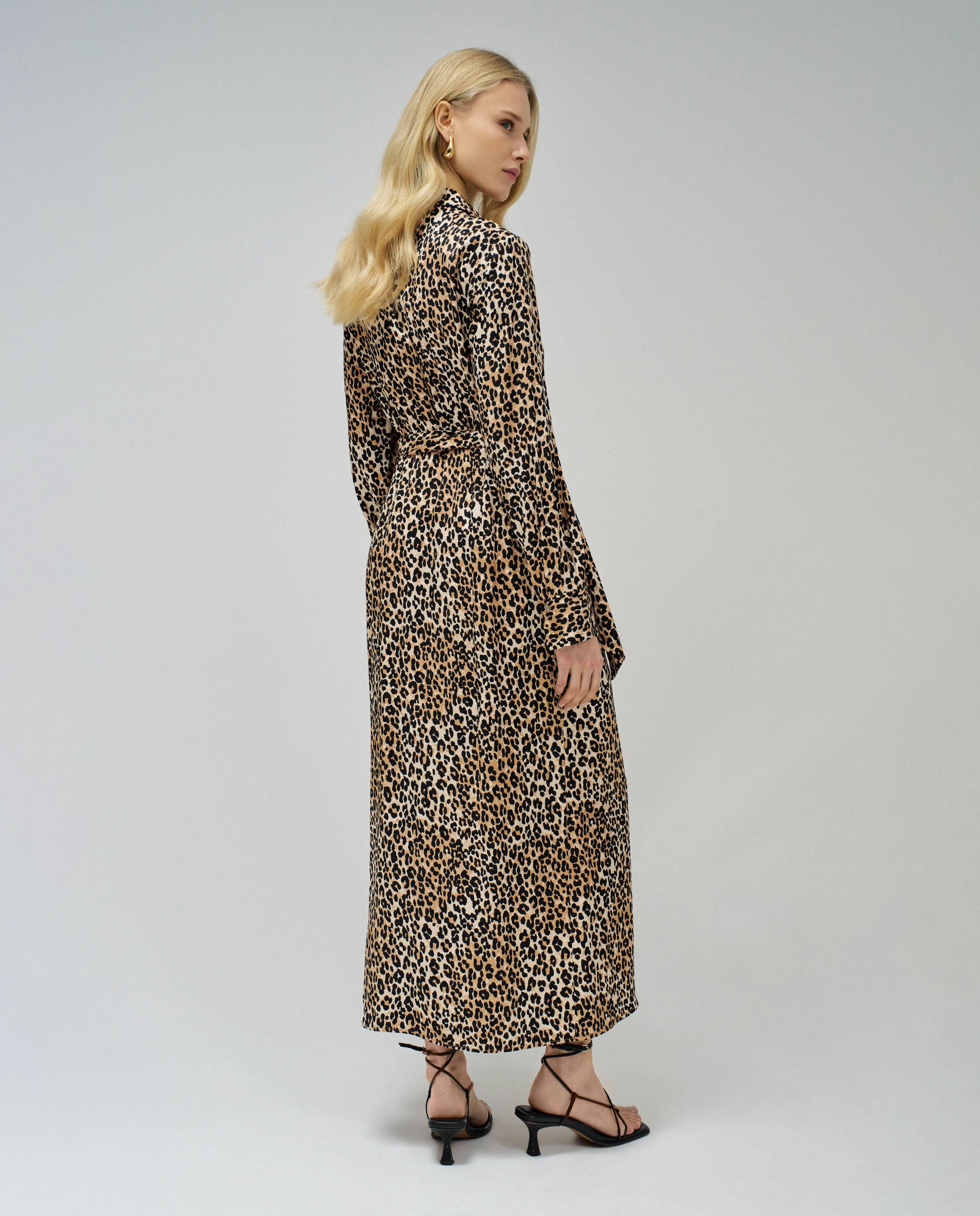 Camicia con stampa animalier in abiti scuri perla Salsa Jeans