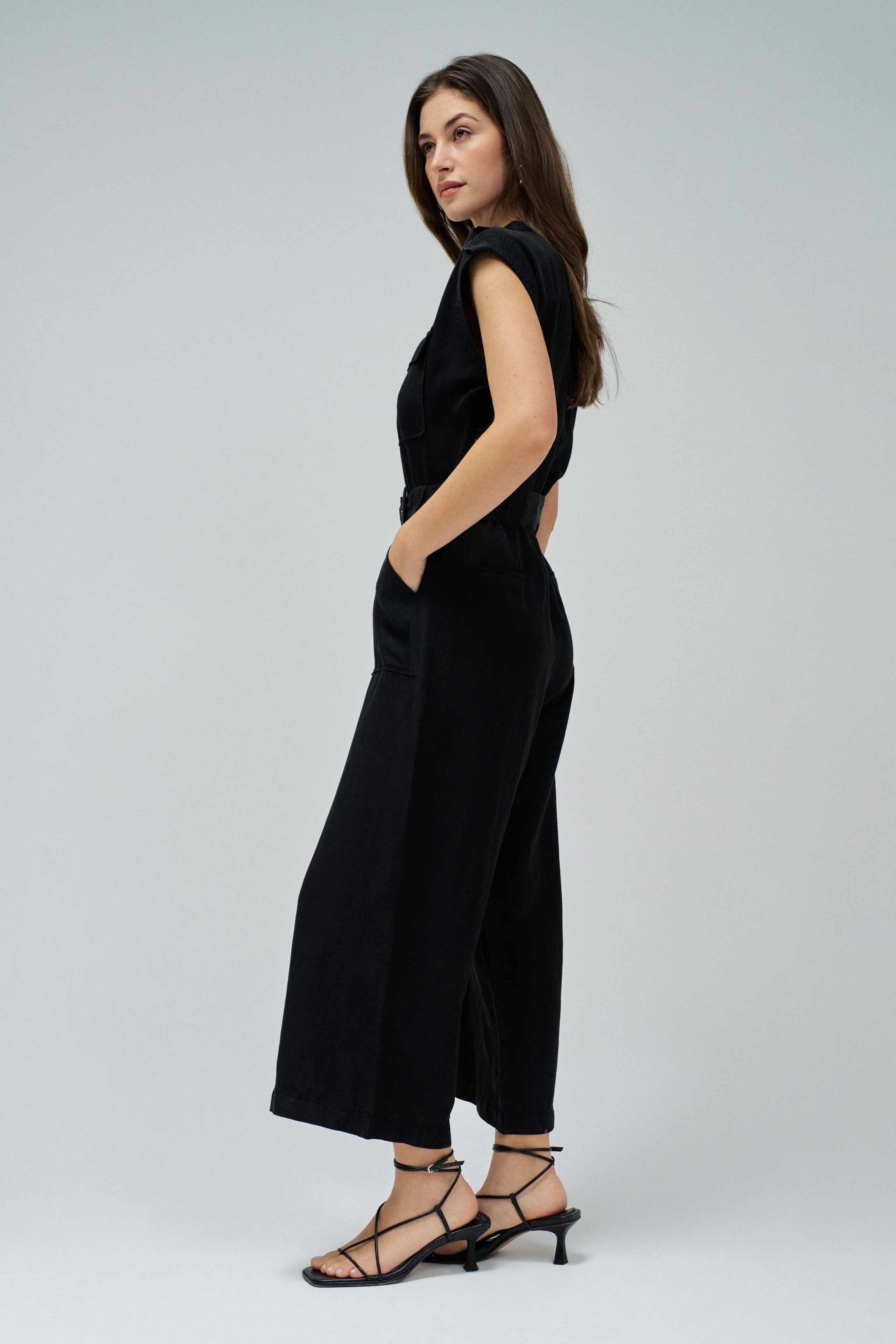 Overall Lightdenim in nero Overall Salsa Jeans
