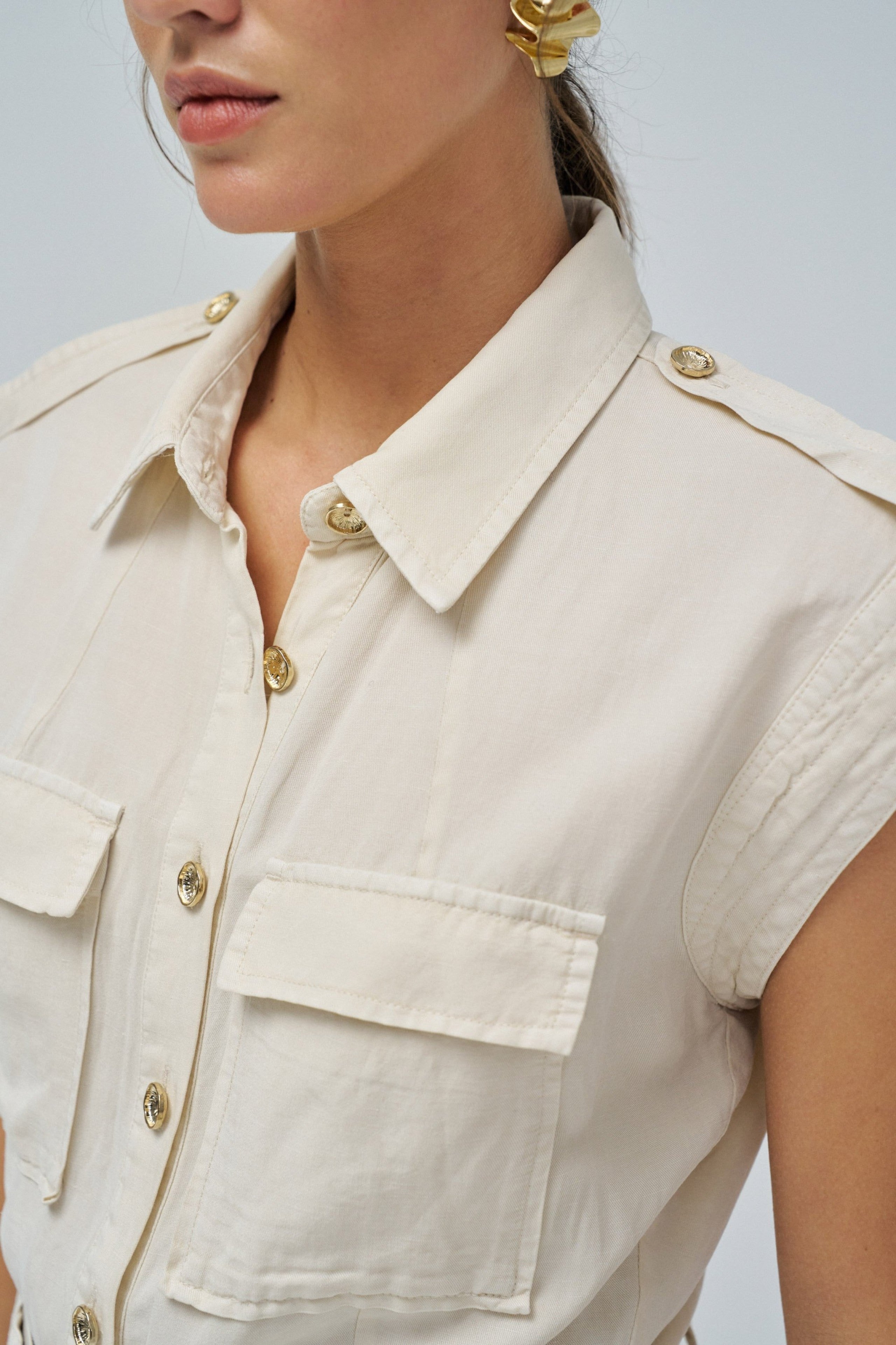 Overall Lightdenim in Beige medio V2 Overall Salsa Jeans