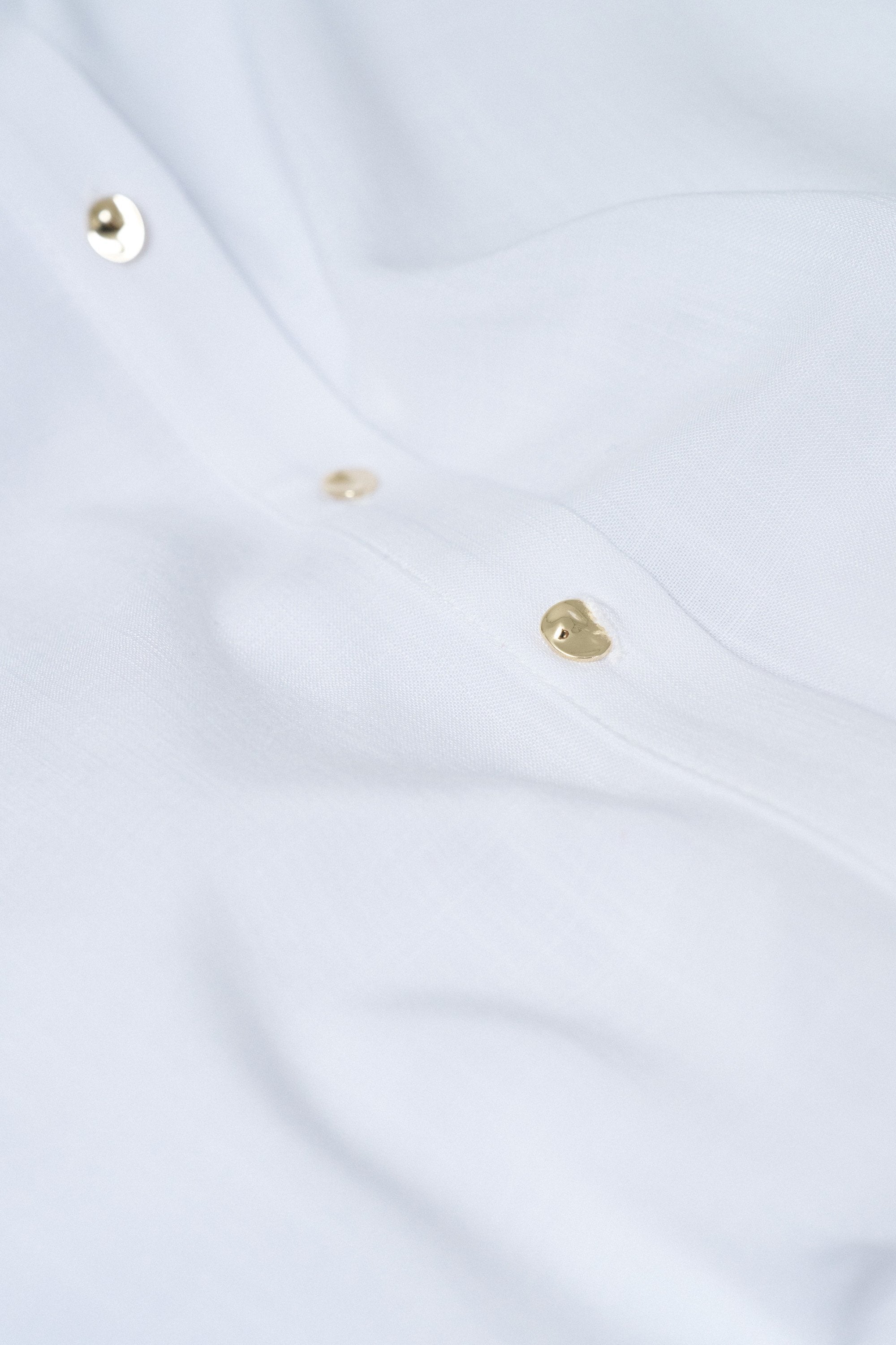 Camicia in lino con perle chiare V1 Camicie Salsa Jeans