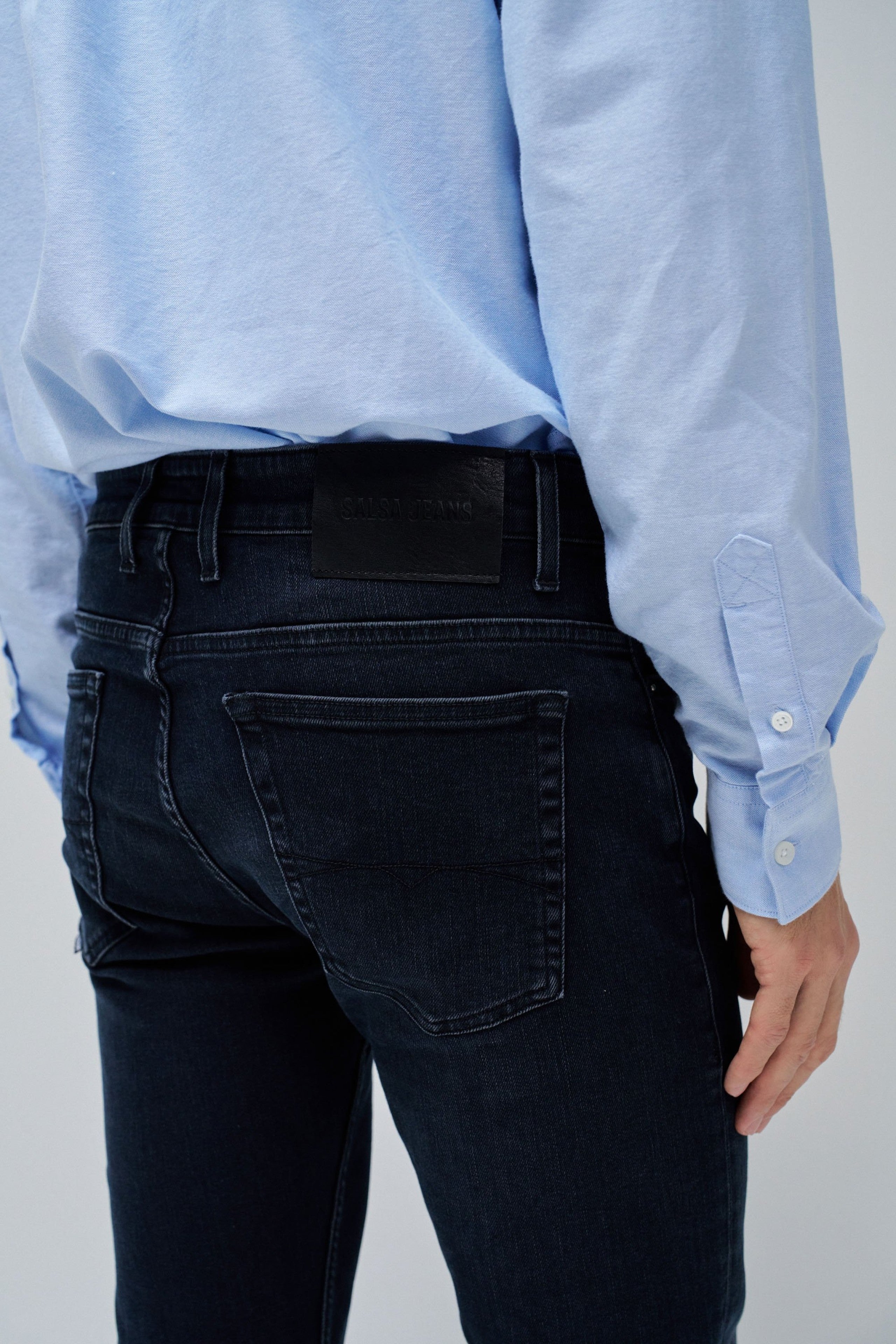 Jeans slim a lavaggio medio Jeans Salsa Jeans