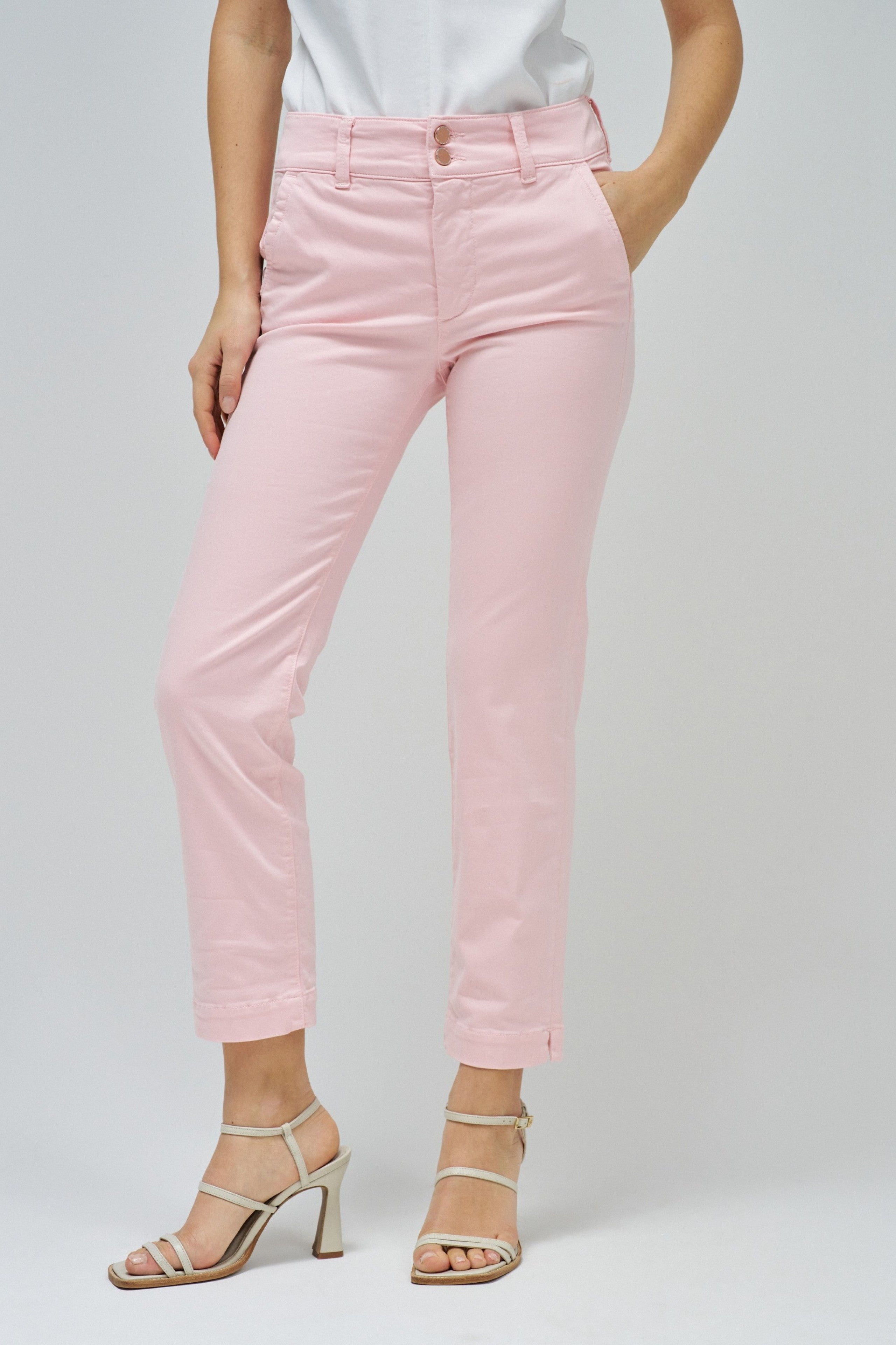 Secret Chino in rosa medio V1 Pantaloni Salsa Jeans