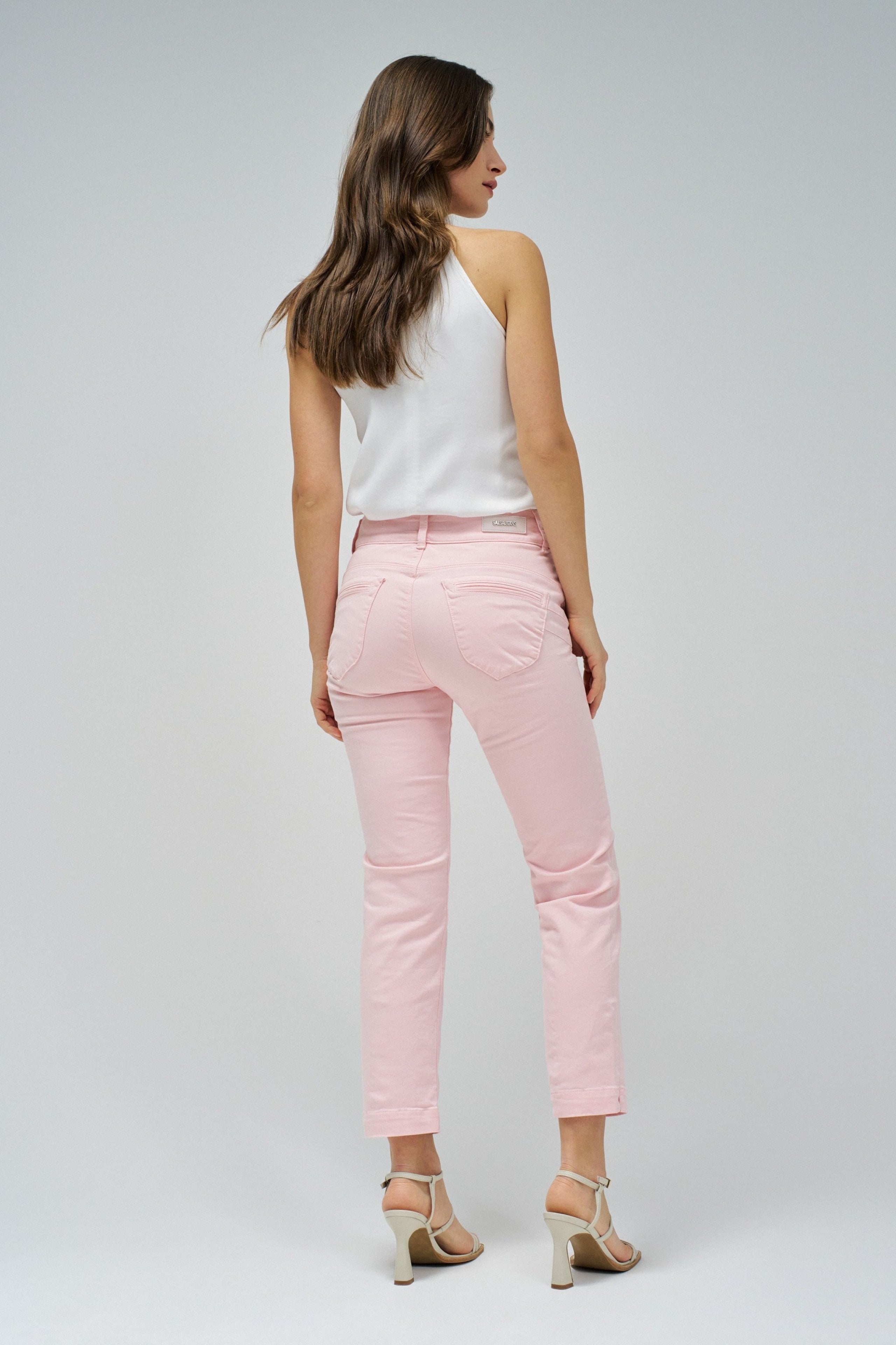 Secret Chino in rosa medio V1 Pantaloni Salsa Jeans