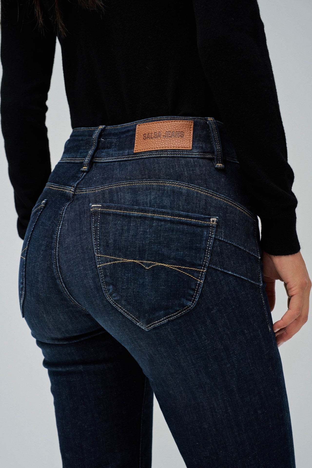 Jeans Secret Straight in lavaggio medio Salsa Jeans