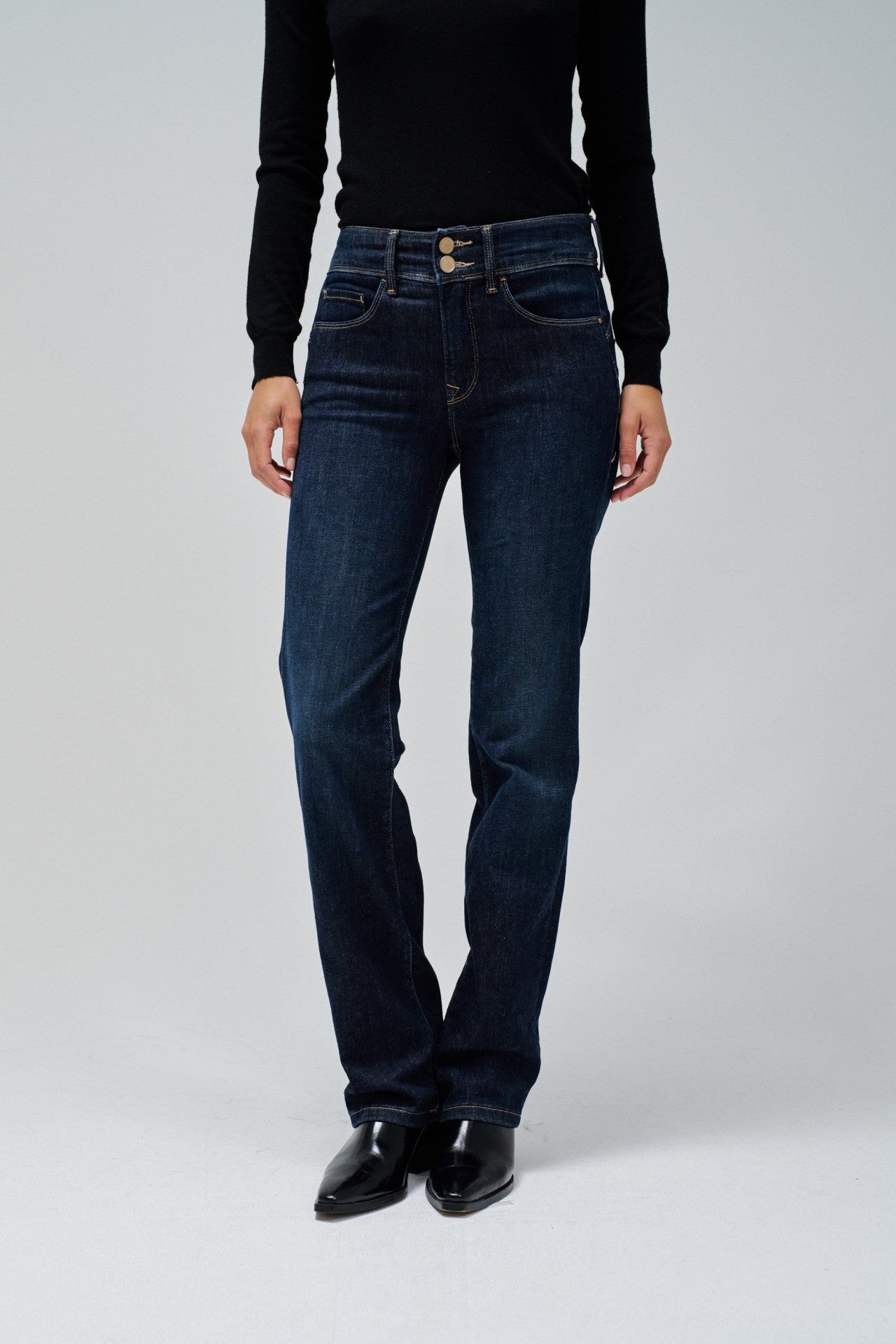 Jeans Secret Straight in lavaggio medio Salsa Jeans