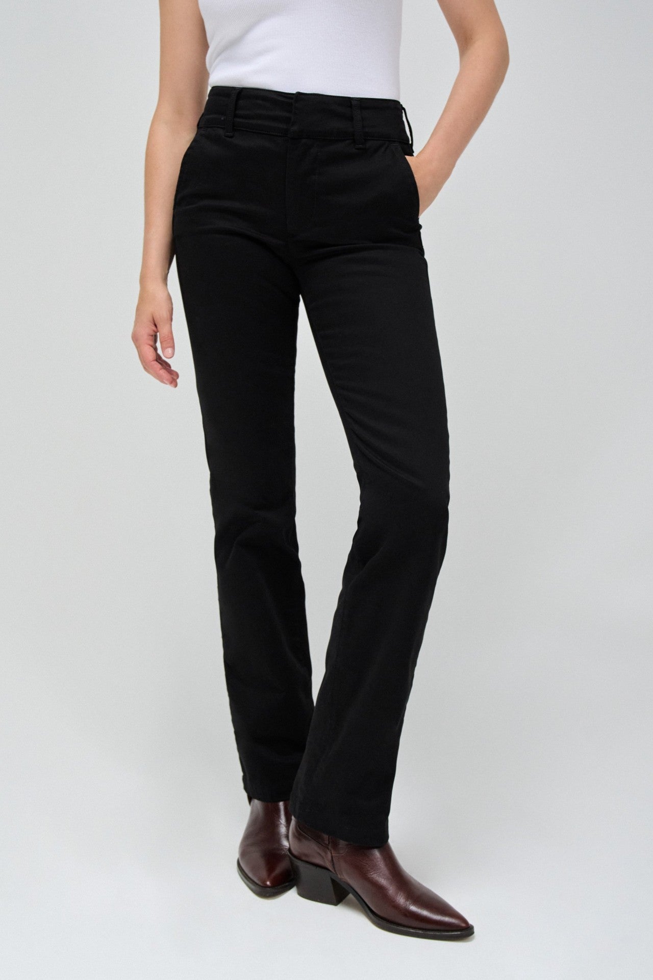 Secret Chino Straight in Nero Pantaloni Salsa Jeans