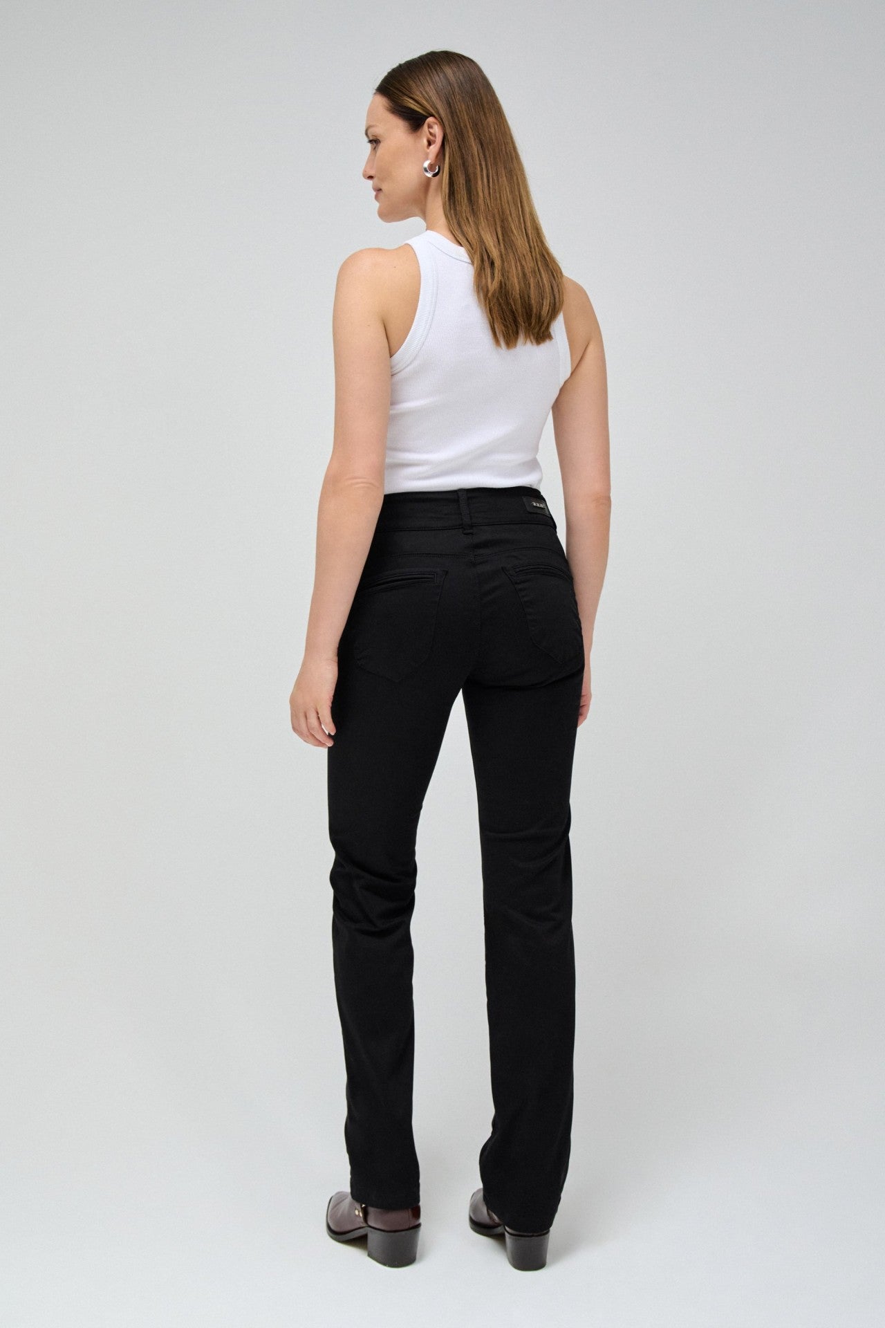 Secret Chino Straight in Nero Pantaloni Salsa Jeans