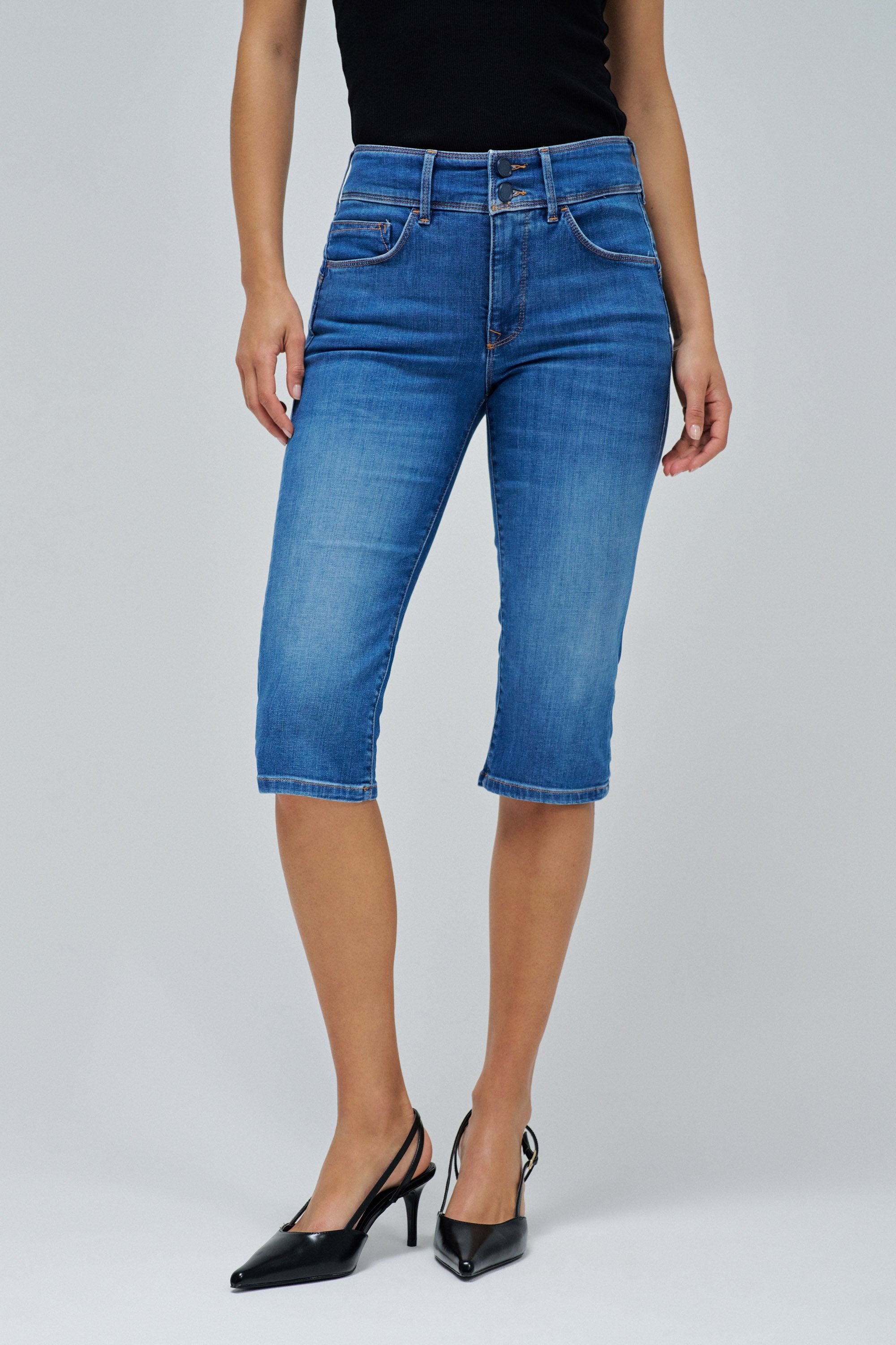 Bermuda Secret Denim in pantaloncini medi chiari Salsa Jeans