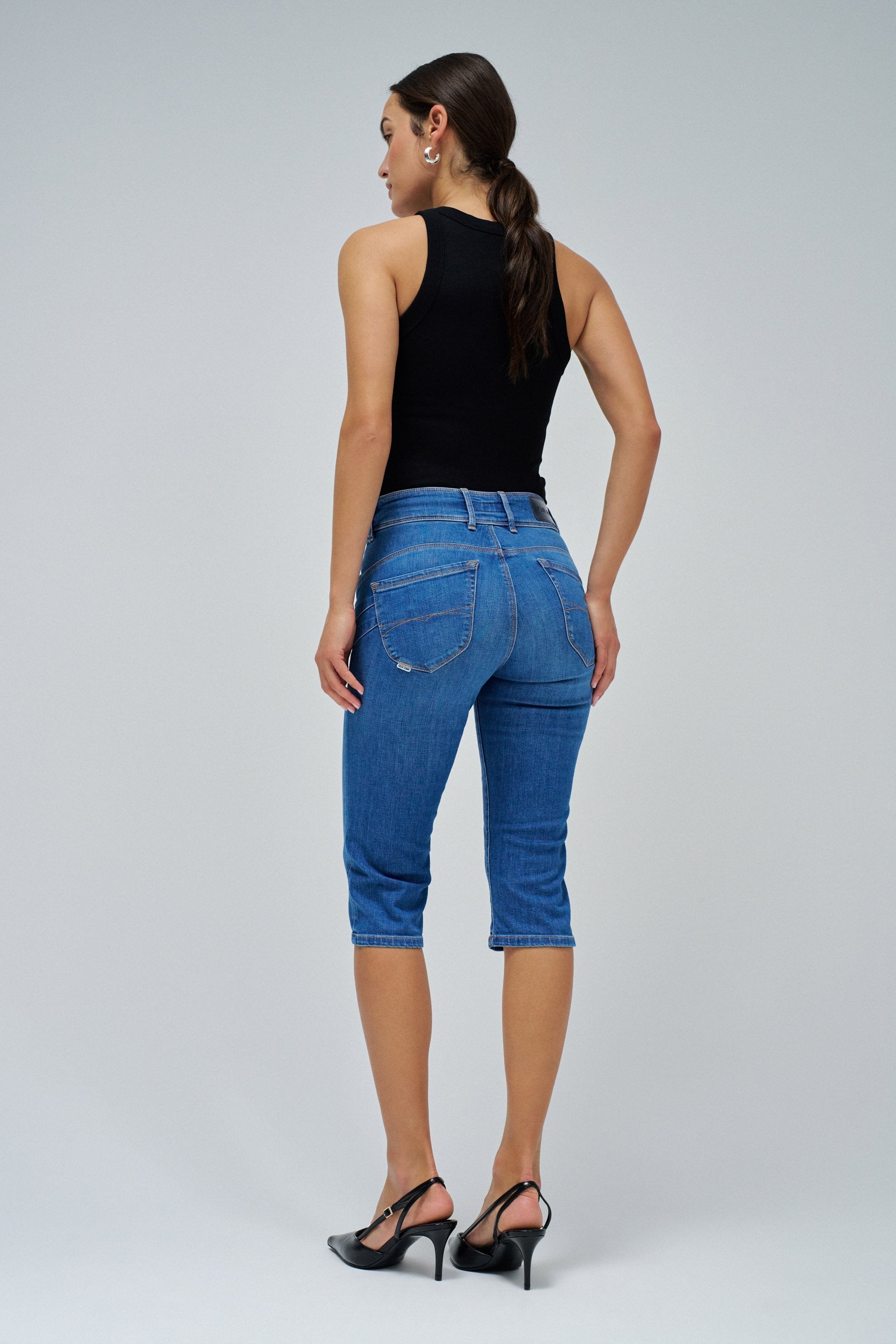 Bermuda Secret Denim in pantaloncini medi chiari Salsa Jeans