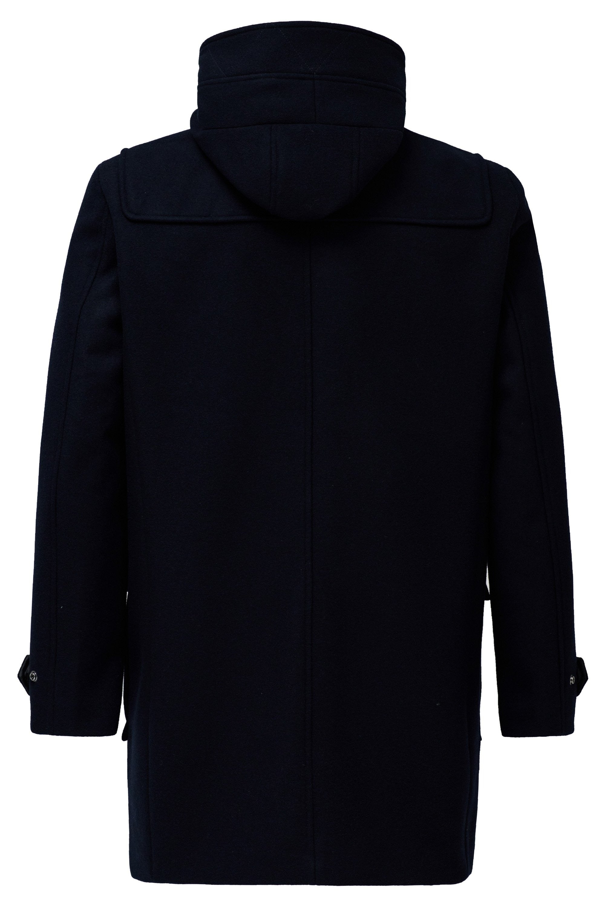 Duffle Coat in lana blu scuro Giacche Salsa Jeans