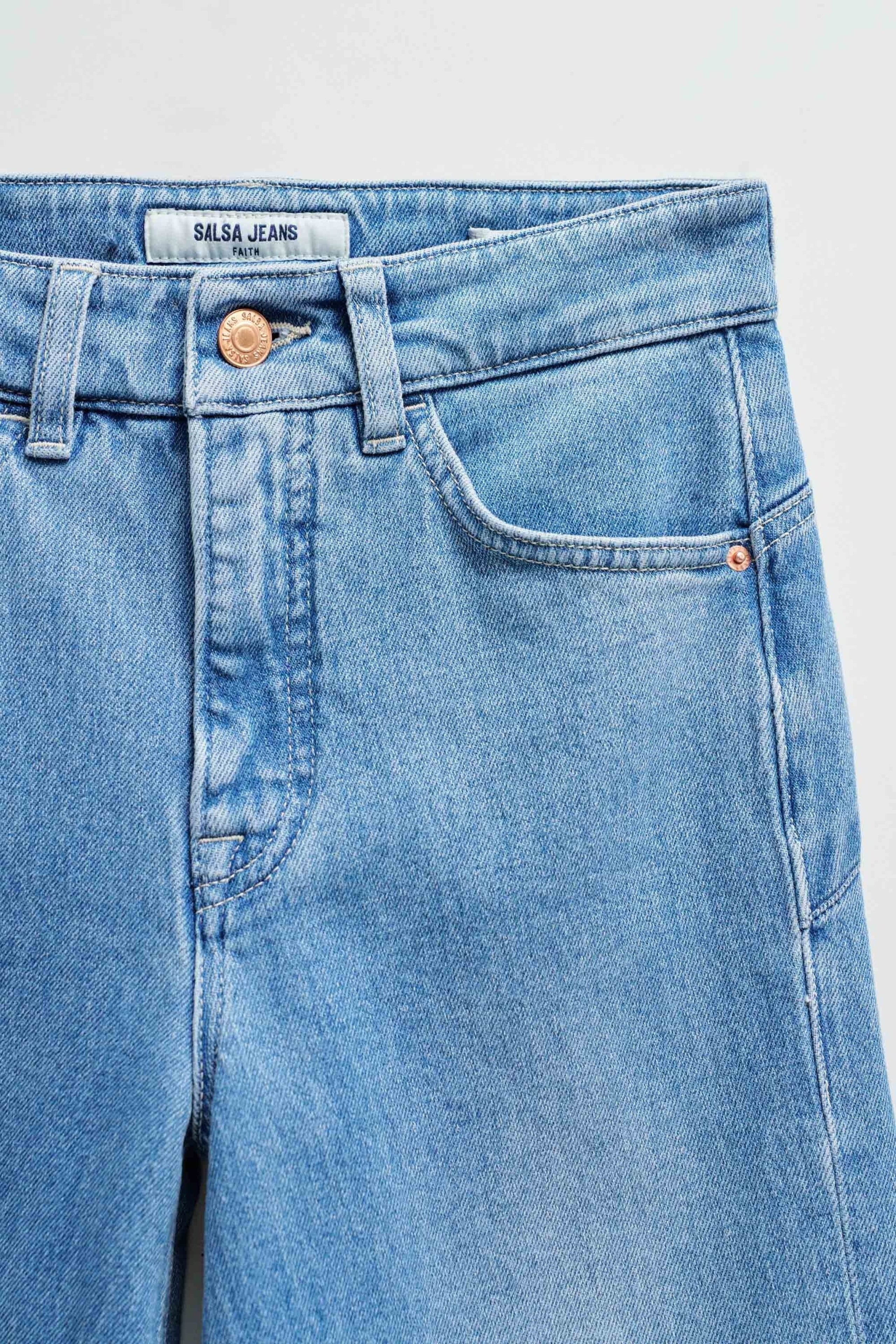 Faith Wide in jeans chiaro Salsa Jeans