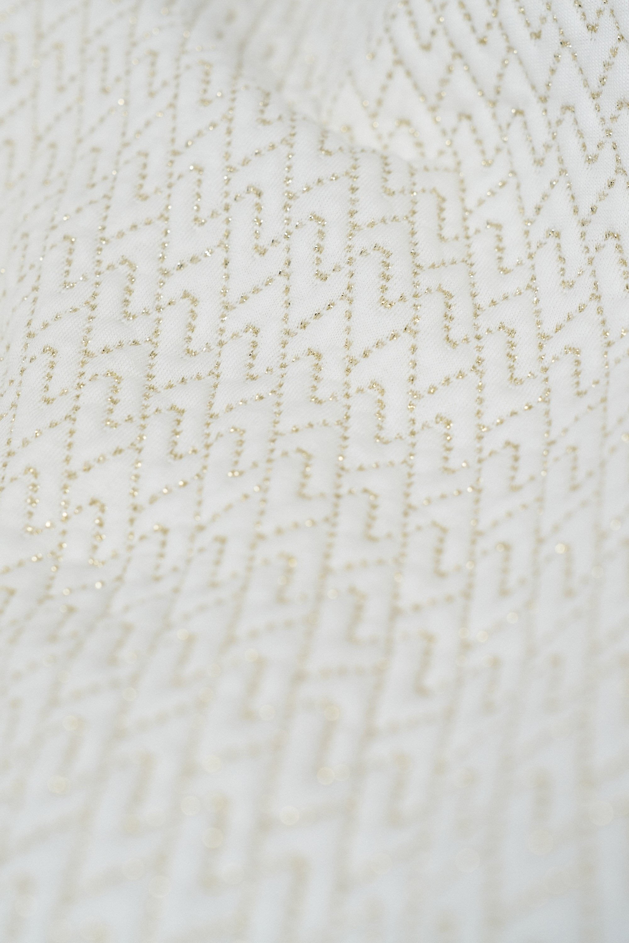 Felpa Lurex Jacquard in Perla chiara V2 Felpe Salsa Jeans