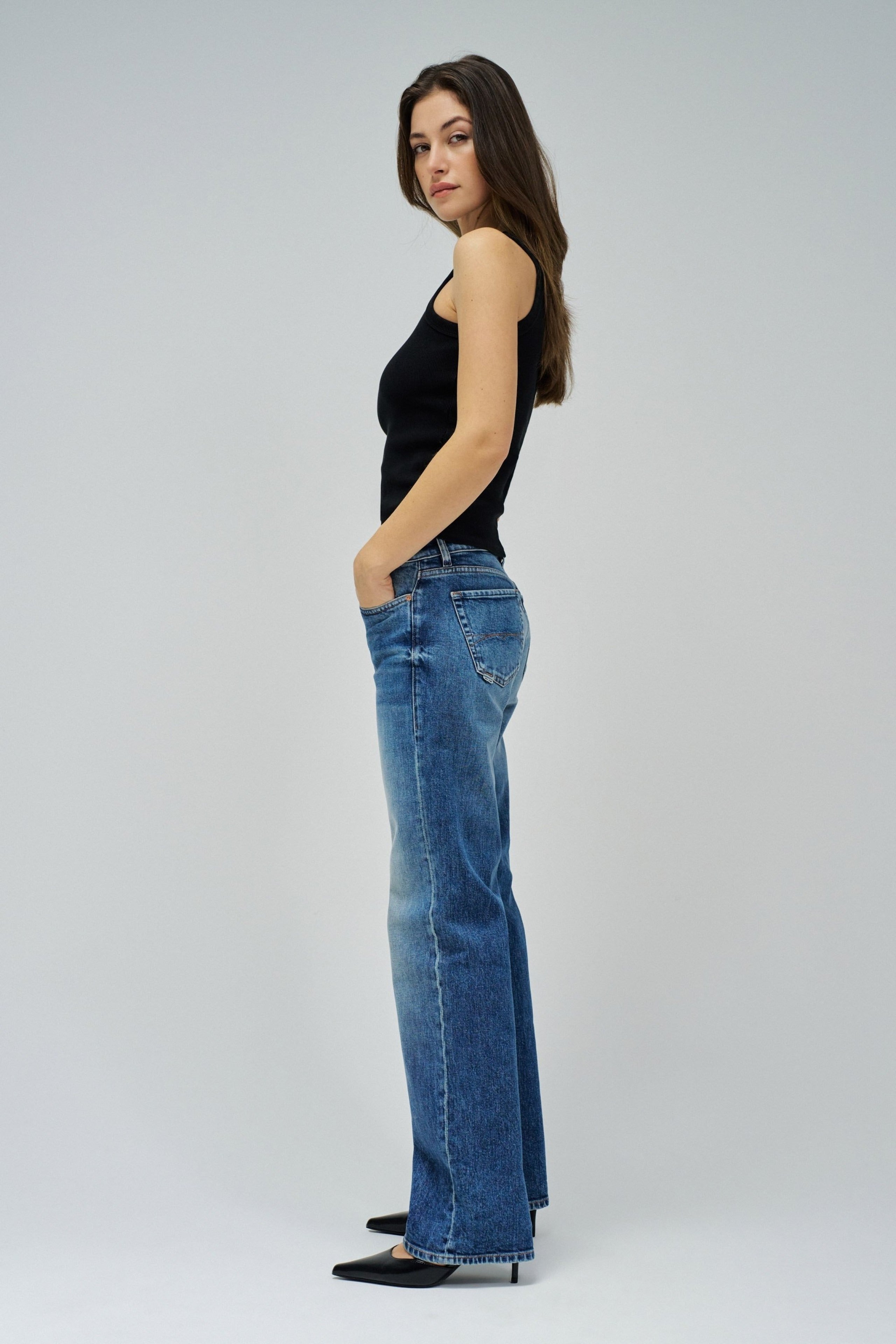 Jeans Low Rise in lavaggio medio Jeans Salsa Jeans